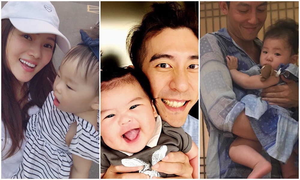 許多明星為人父母後，讓大家看到另一面，形象大為加分。（翻攝網路）