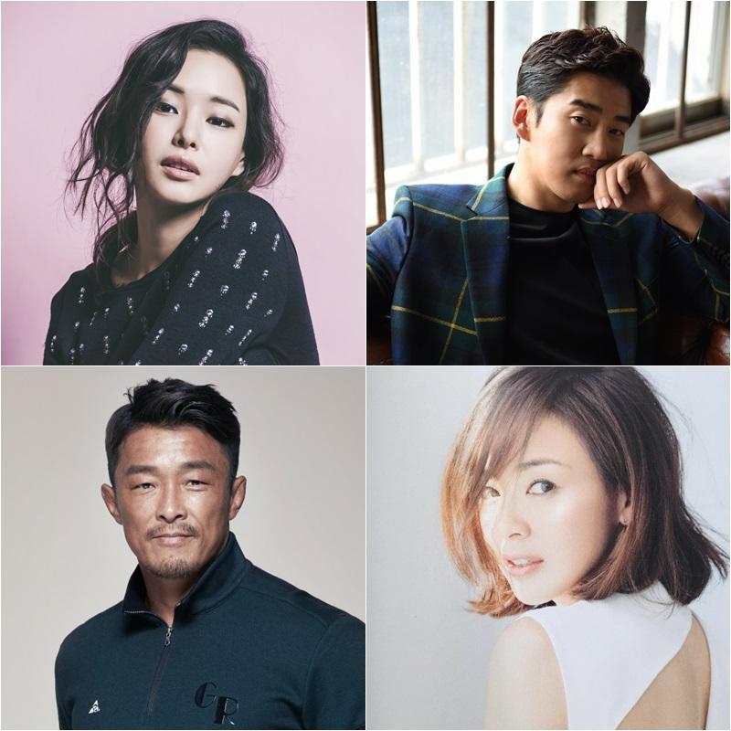 李哈妮（左上）、尹啟相（右上）情侶檔，及秋成勳（左下）、矢野誌保（右下）夫妻檔，都將攜手現身「2017 MAMA」活動擔任頒獎嘉賓。（CJ E&M提供）