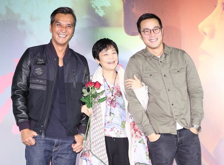 張艾嘉新片《相愛相親》舉行首映會，曾與她合作過的馬志翔、張孝全前來站台支持。