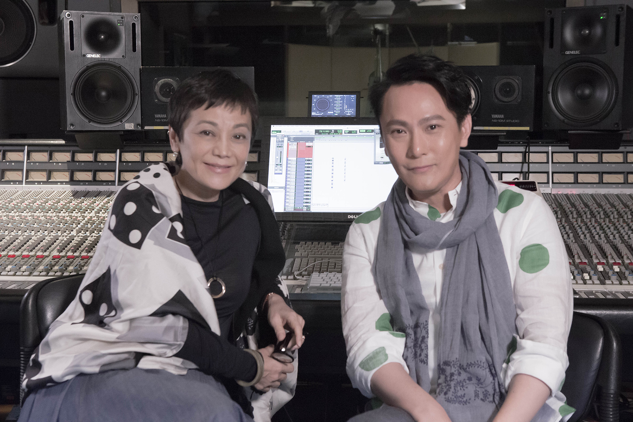 張信哲新歌〈永恆的印記〉找來張艾嘉跨刀，張艾嘉分文未取力挺昔日滾石唱片同門。（潮水音樂提供）