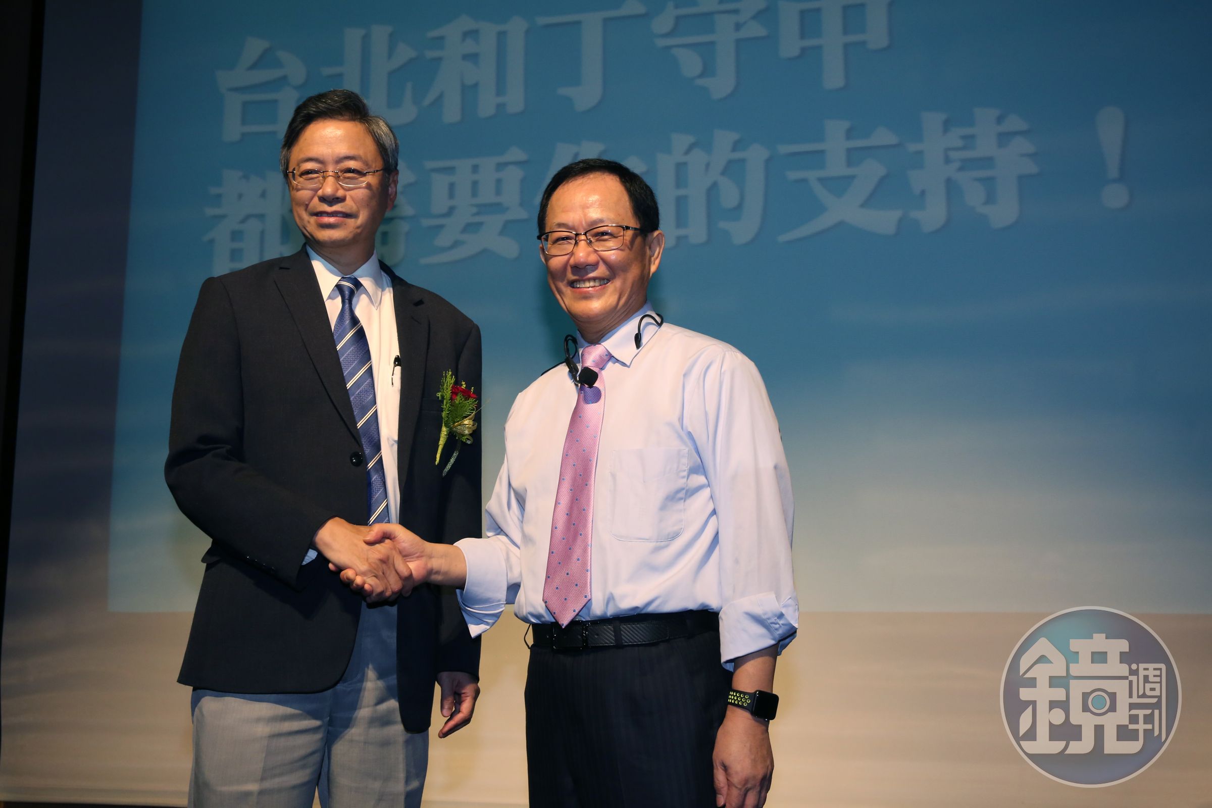 張善政力挺丁守中參選台北市長。