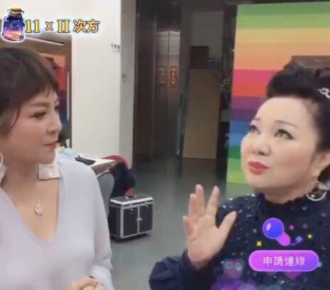 白冰冰與王彩樺開直播吸引不少粉絲湧入，塞爆平台。