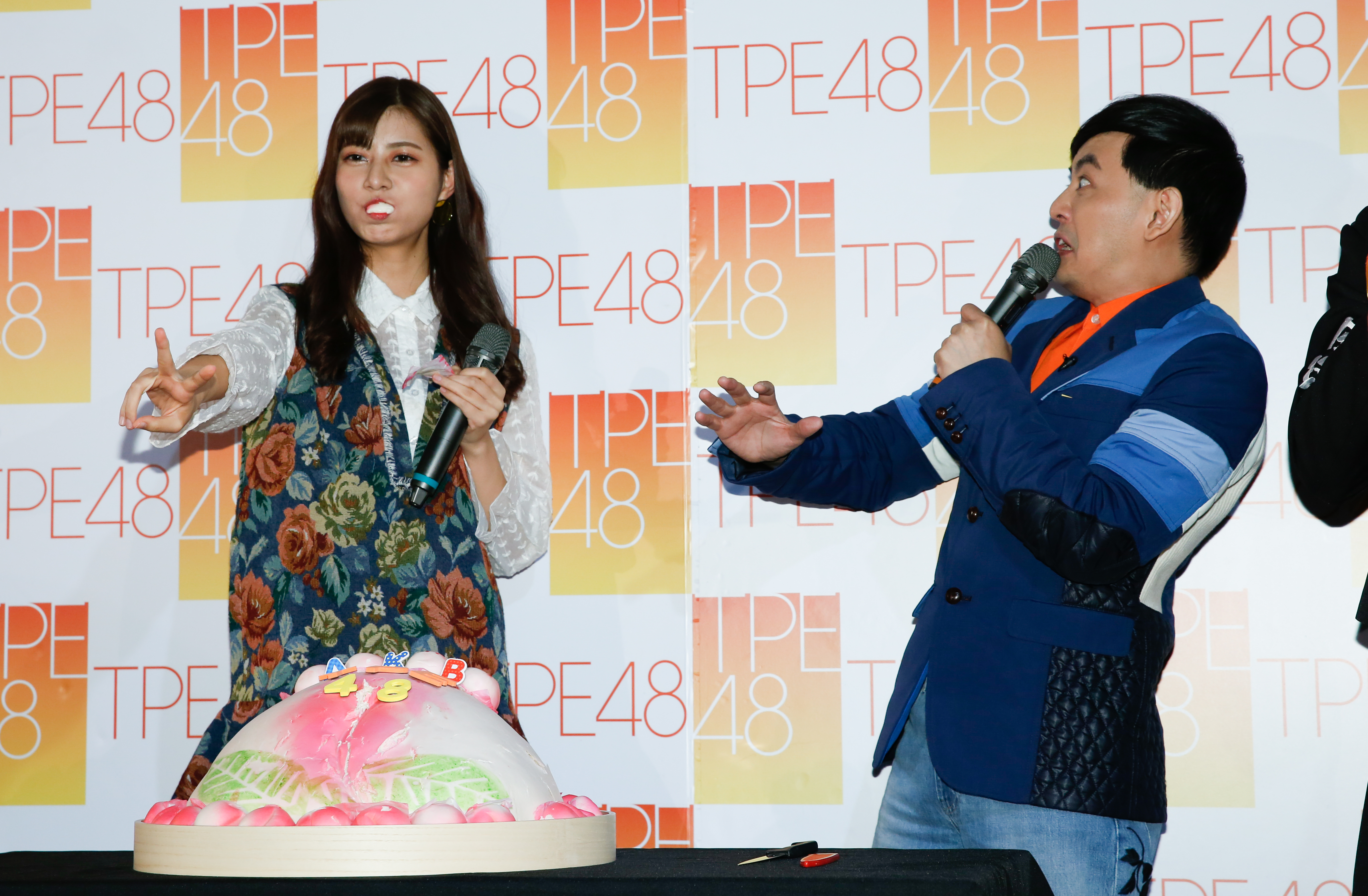 過幾天是阿部瑪利亞的生日，TPE48第三階段參賽者們為她精心準備了大壽桃幫她慶生。