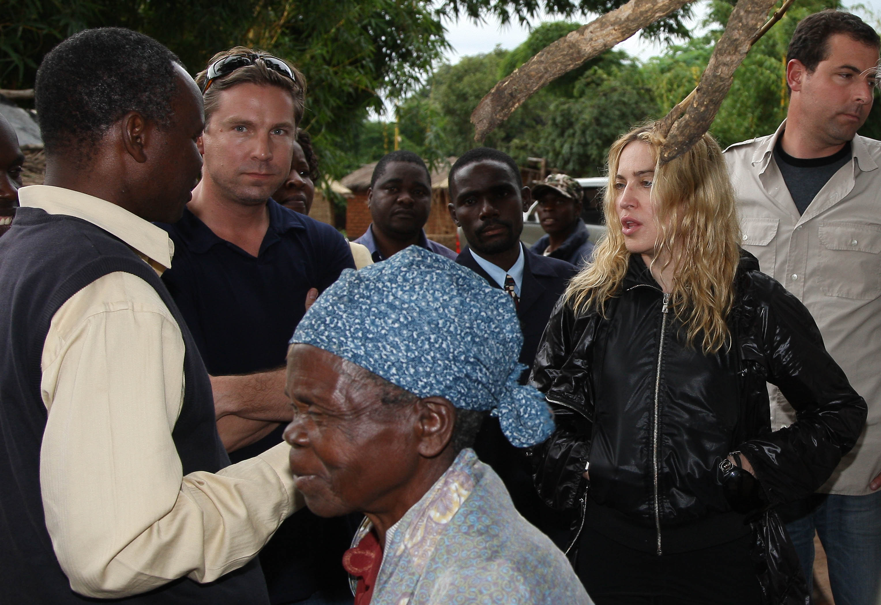  歌手瑪丹娜2009年參訪馬拉威。（東方IC）