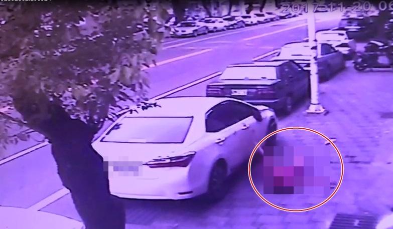 裴女被男友割喉致死後,還被自11樓拋下。(警方提供)