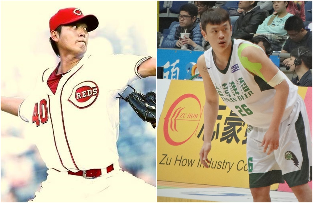 王建民（左）前途曾經大好，卻因偷腥事件形象大傷；籃球明星張容軒（右）的偷腥事件，也曾經轟動一時。（分別翻攝自王建民臉書、張容軒臉書） 