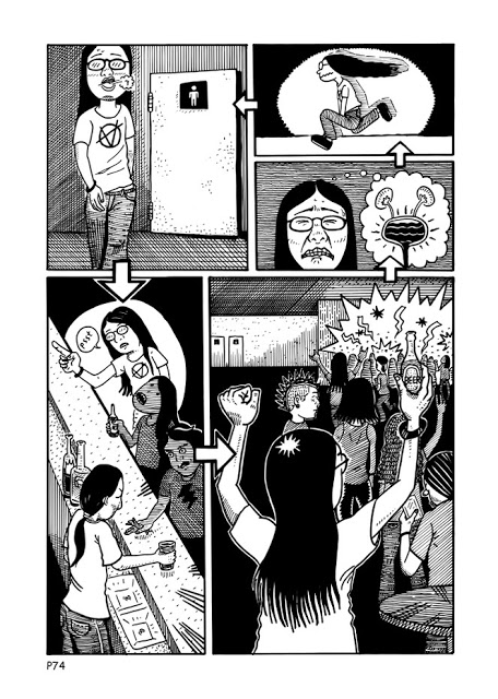 《哈囉哈囉馬尼拉》即是以作者自身經驗出發。圖為最後的篇章〈金屬頭〉。（《慢工出版》提供。）