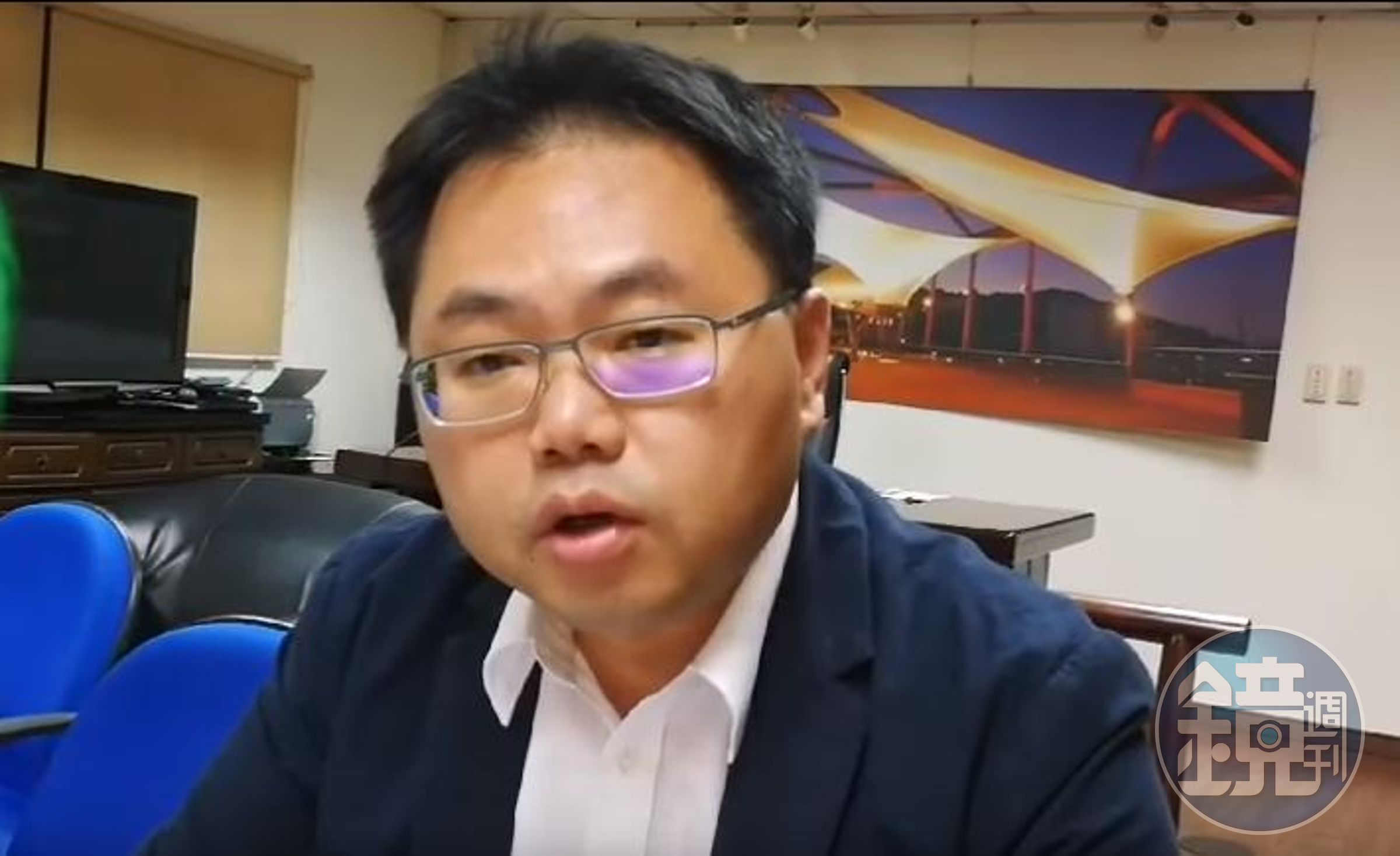 高雄地檢署懷疑慶富副董陳偉志與高市海洋局前局長王端仁（圖）私下密會。（翻攝Youtube）