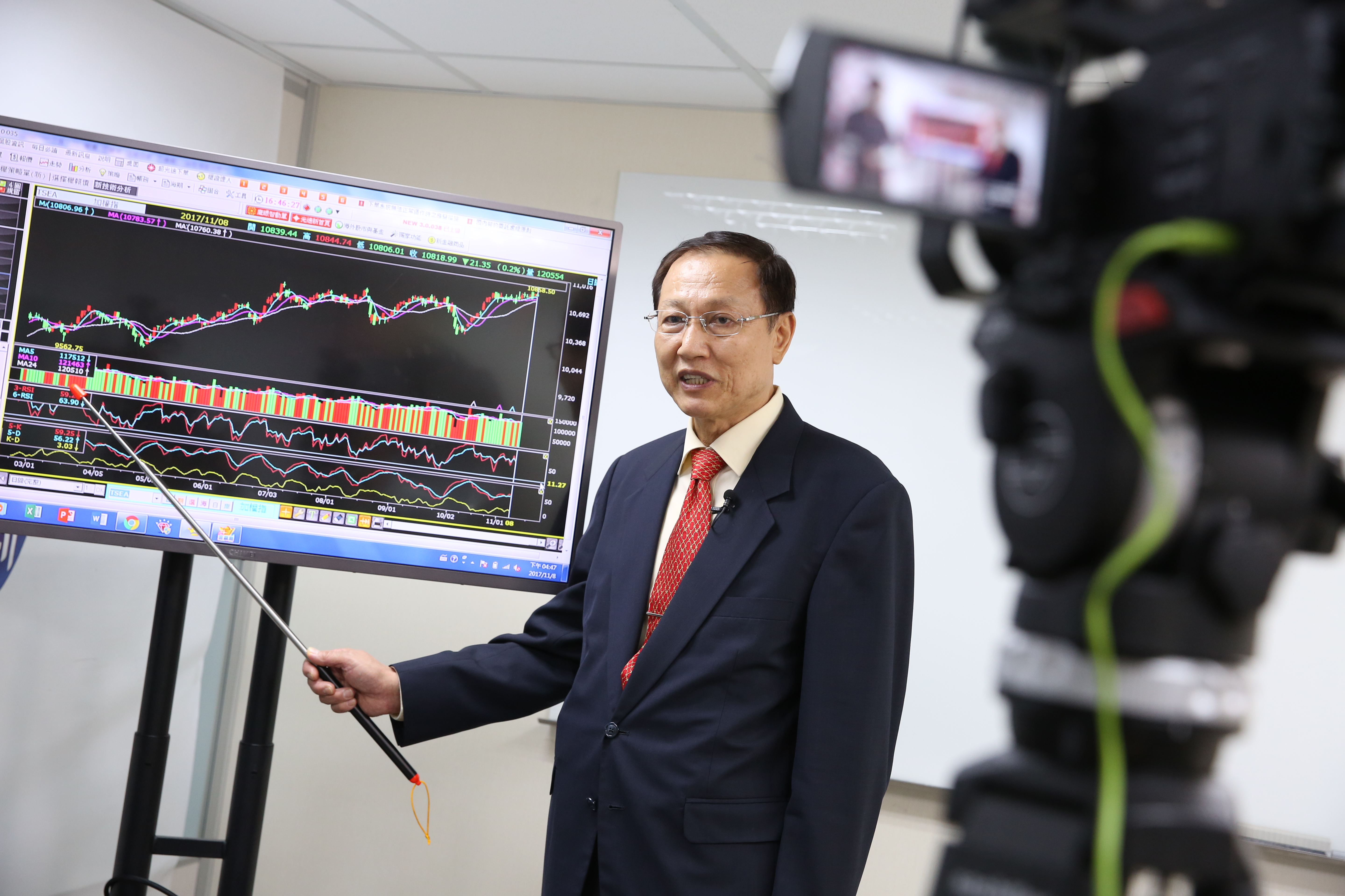 陳霖認為，技術線圖能忠實記載股票走勢歷史，而且任何人去看，長得都一樣，相對公平。