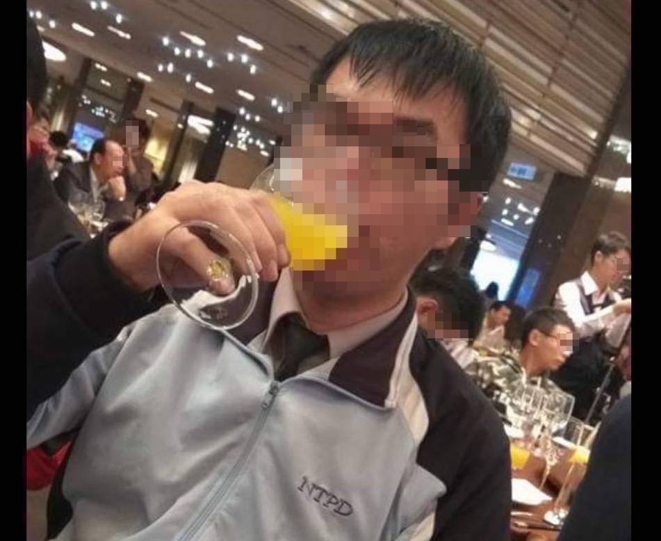 涉性騷擾女同事的方姓男警，已被調職至警備隊。（翻攝畫面）