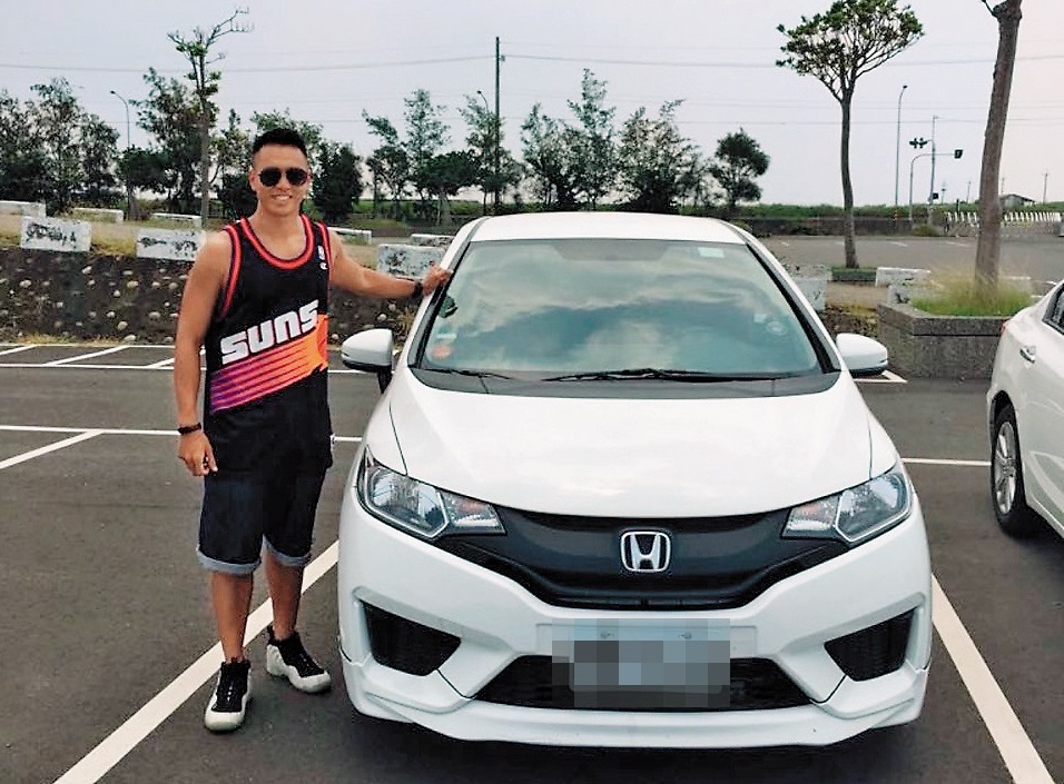 來自香港的租客譚先生，在便捷台南店租車，7月至今仍未拿回押金。（讀者提供）