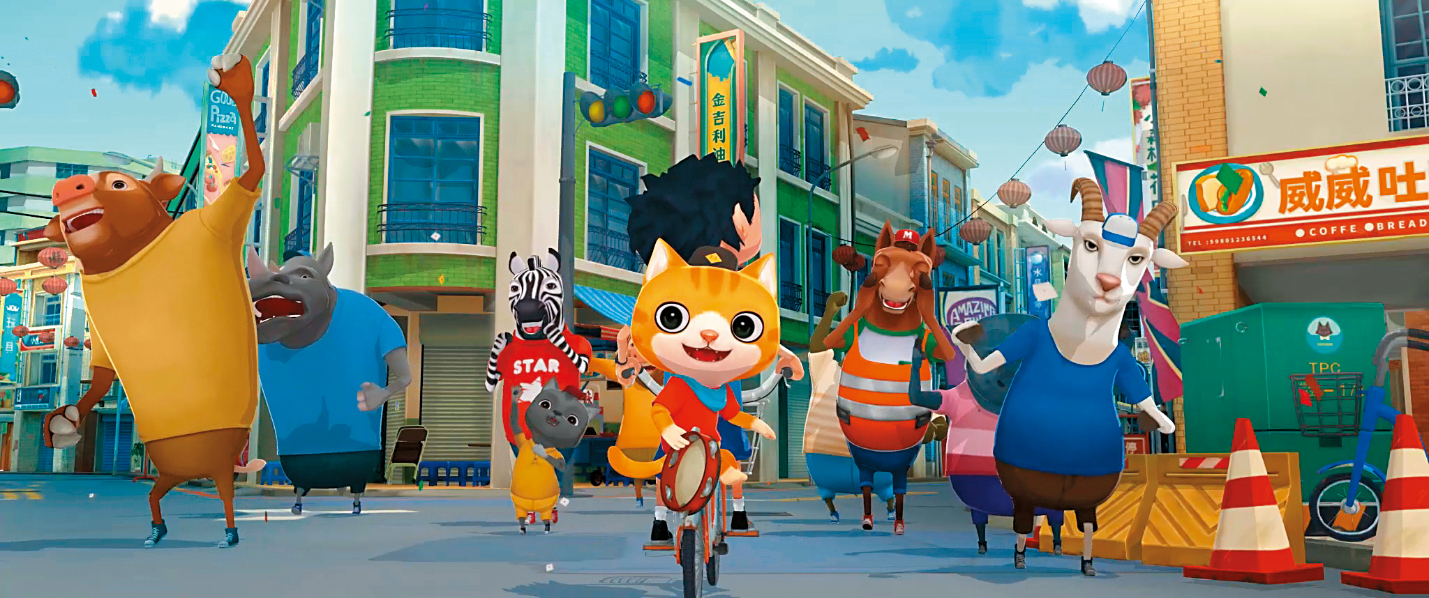 《小貓巴克里》最初從公視的動畫影集起家，今年底將推出兩岸合拍的電影版，後者也入圍本屆金馬獎最佳動畫長片。（studio 2 Animation Lab提供）