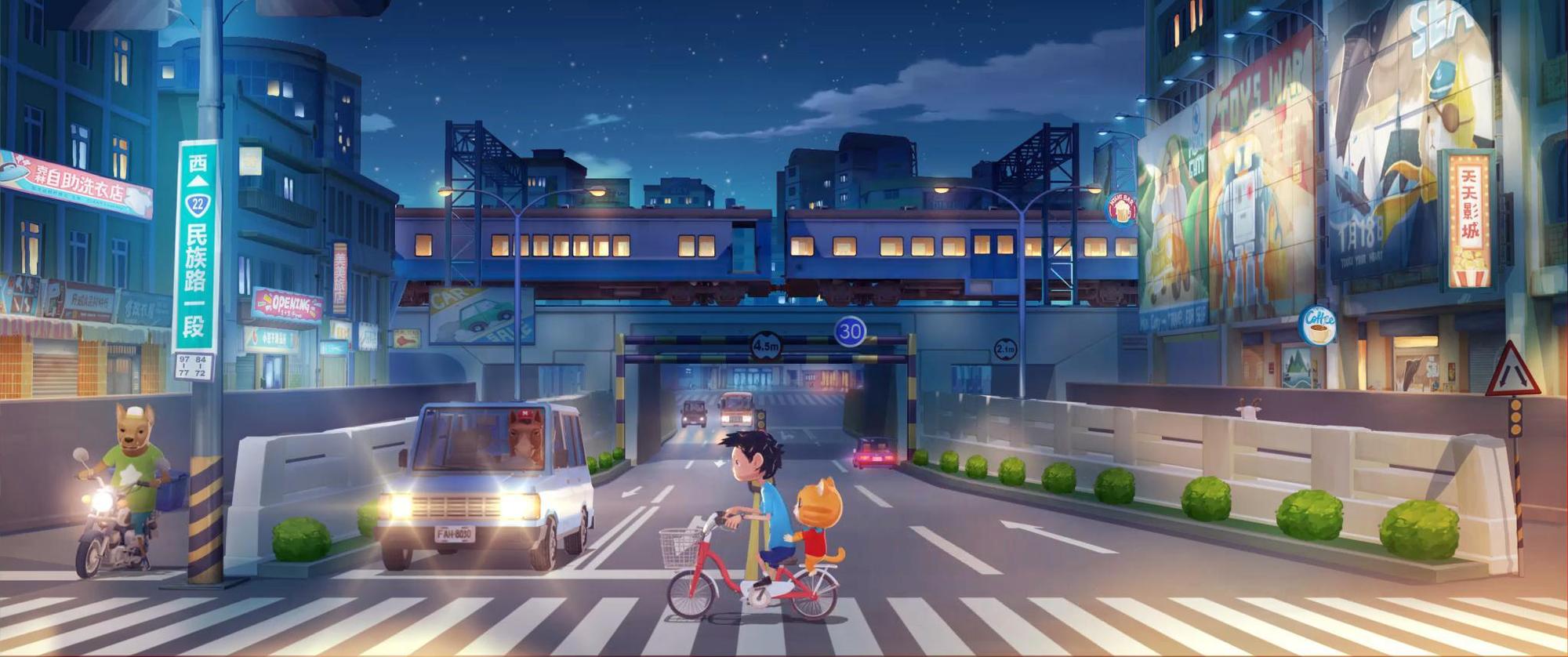 《小貓巴克里》是首部兩岸合拍的動畫長片。(studio 2 Animation Lab提供)