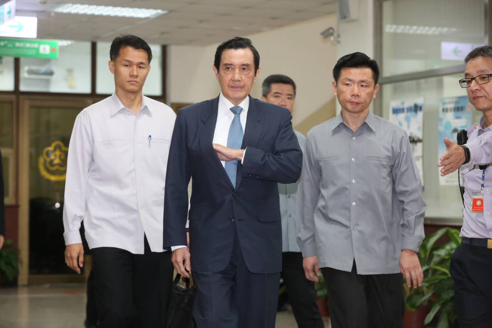 前總統馬英九洩密案二審首度開庭，強調自己無罪。