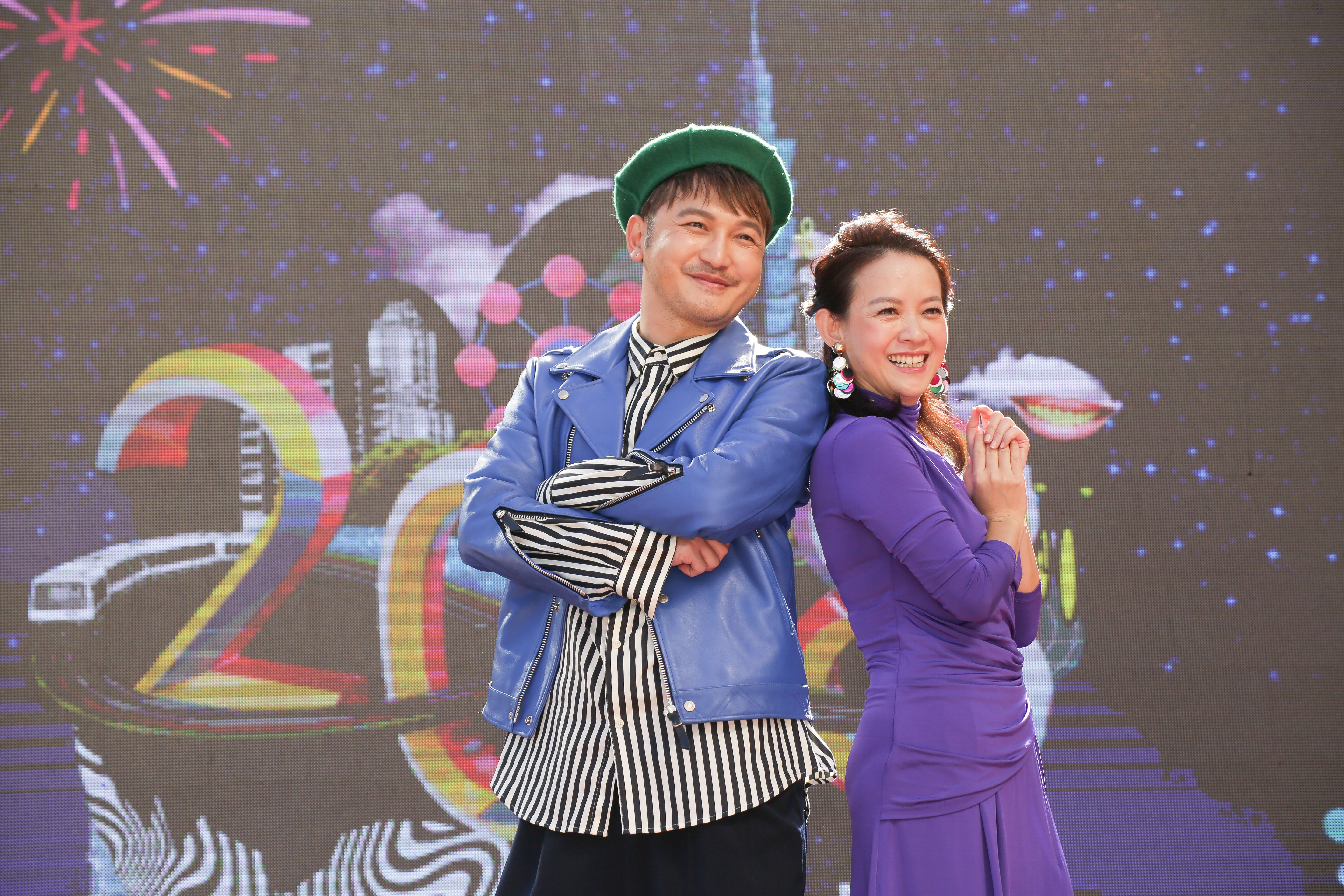 台北市政府今天公布跨年主持人，由曾寶儀和KID擔綱主持。