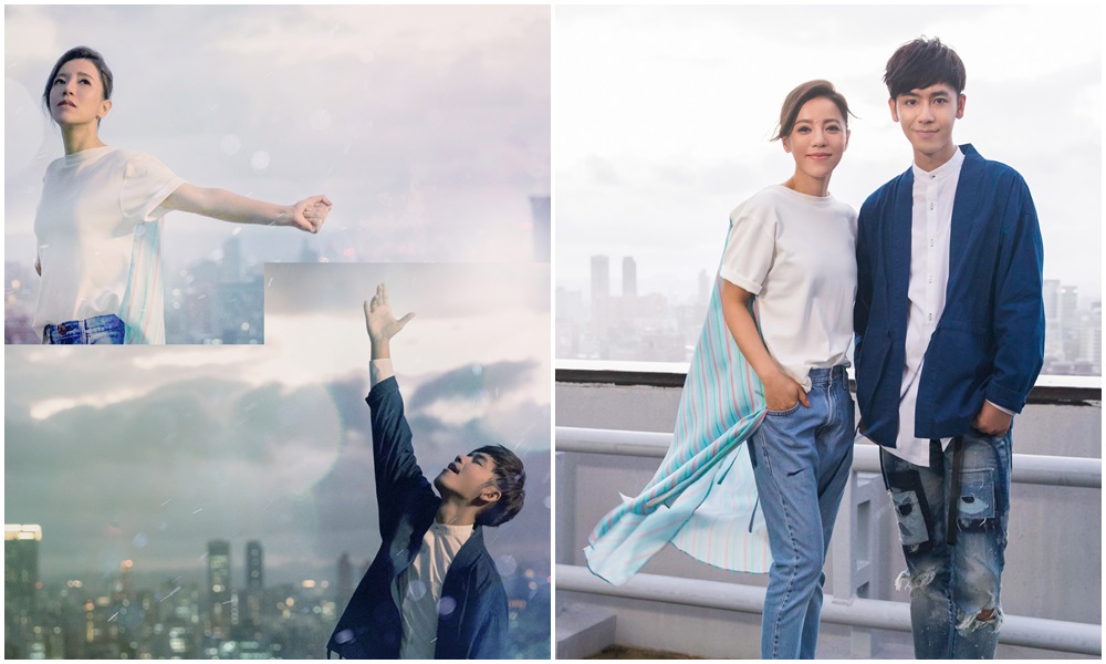 丁噹與鼓鼓首次攜手代言並合唱新歌〈勇敢一次〉。（相信音樂提供）