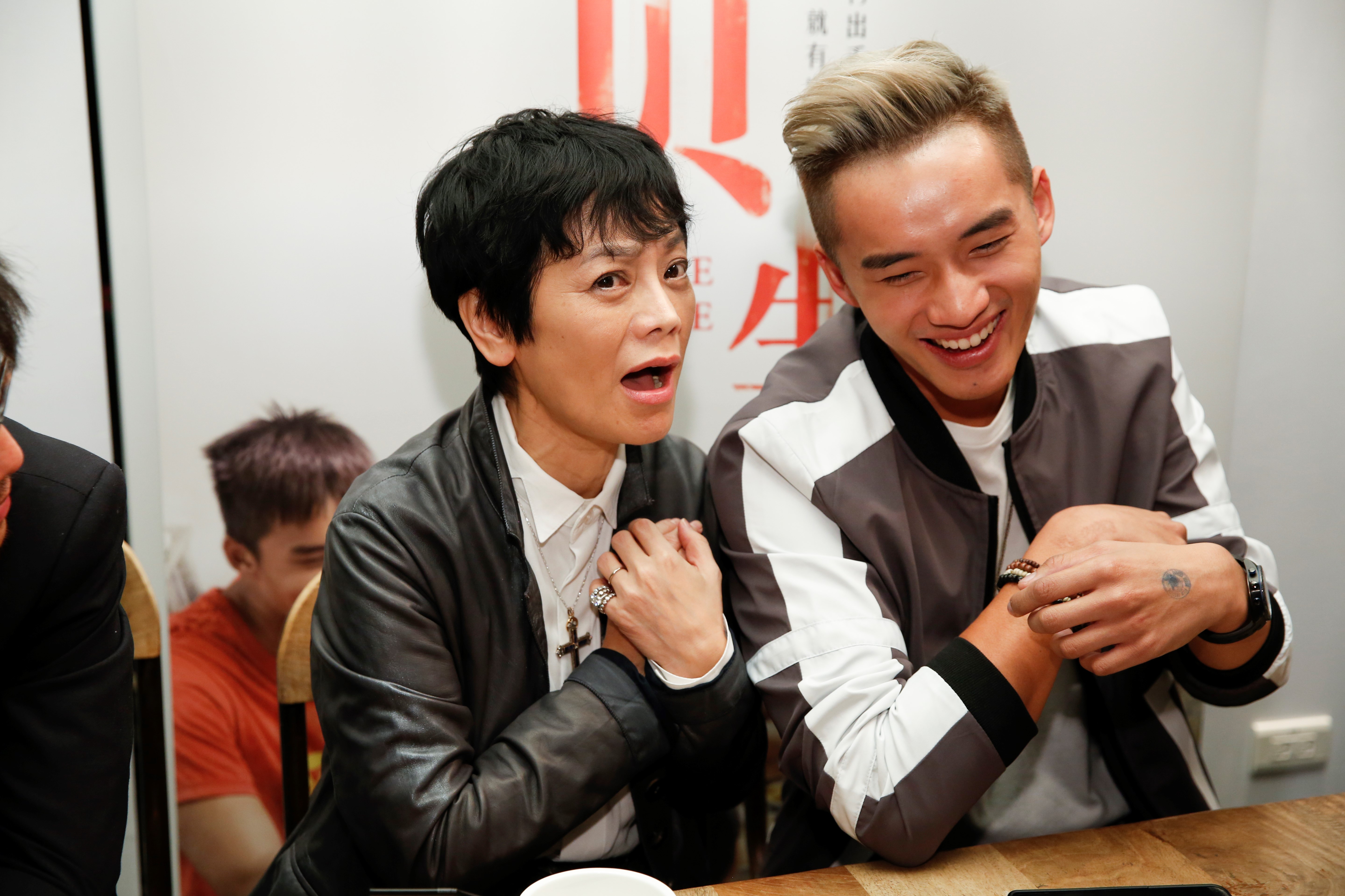 張艾嘉與男主角陳澤耀為《分貝人生》宣傳，並參加金馬獎頒獎典禮。