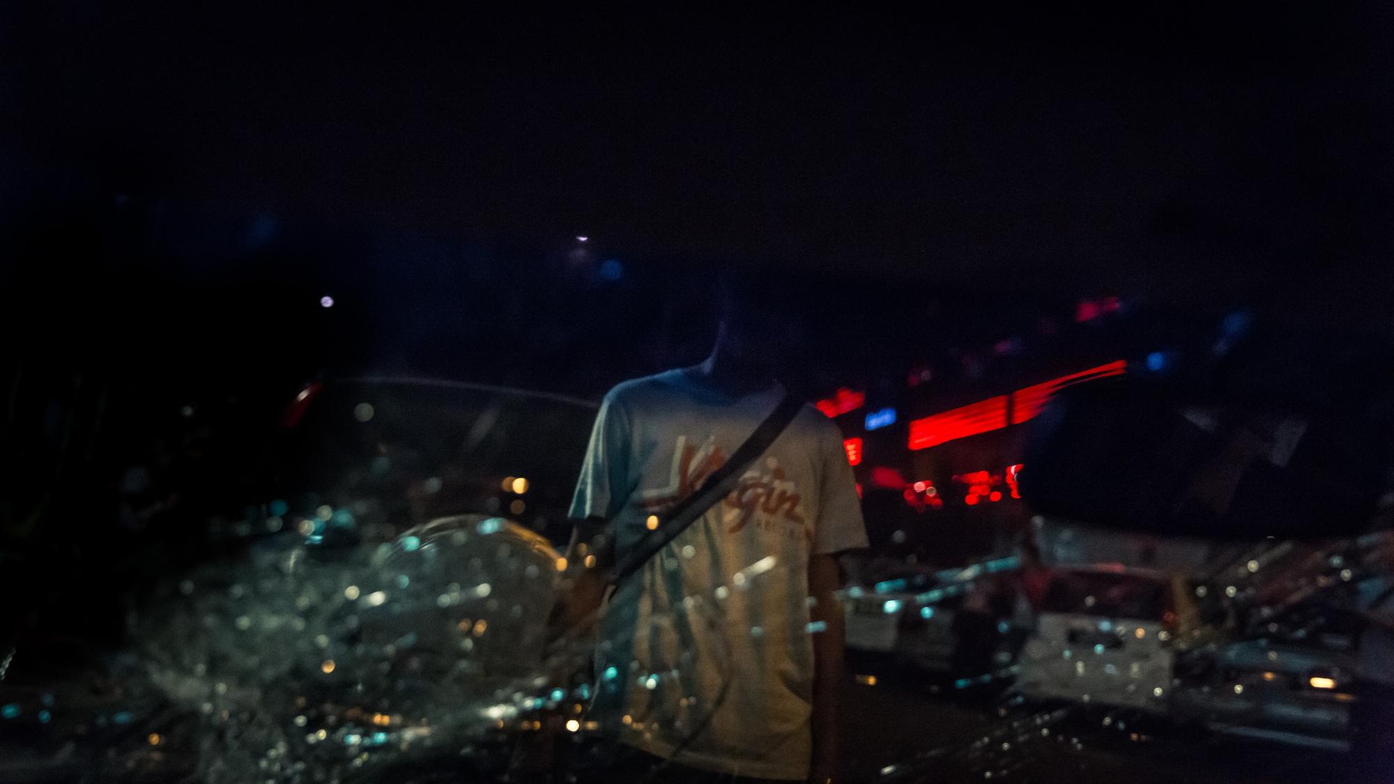 《分貝人生》這場男主角的砸車戲，讓陳勝吉印象最為深刻。（華文創提供）