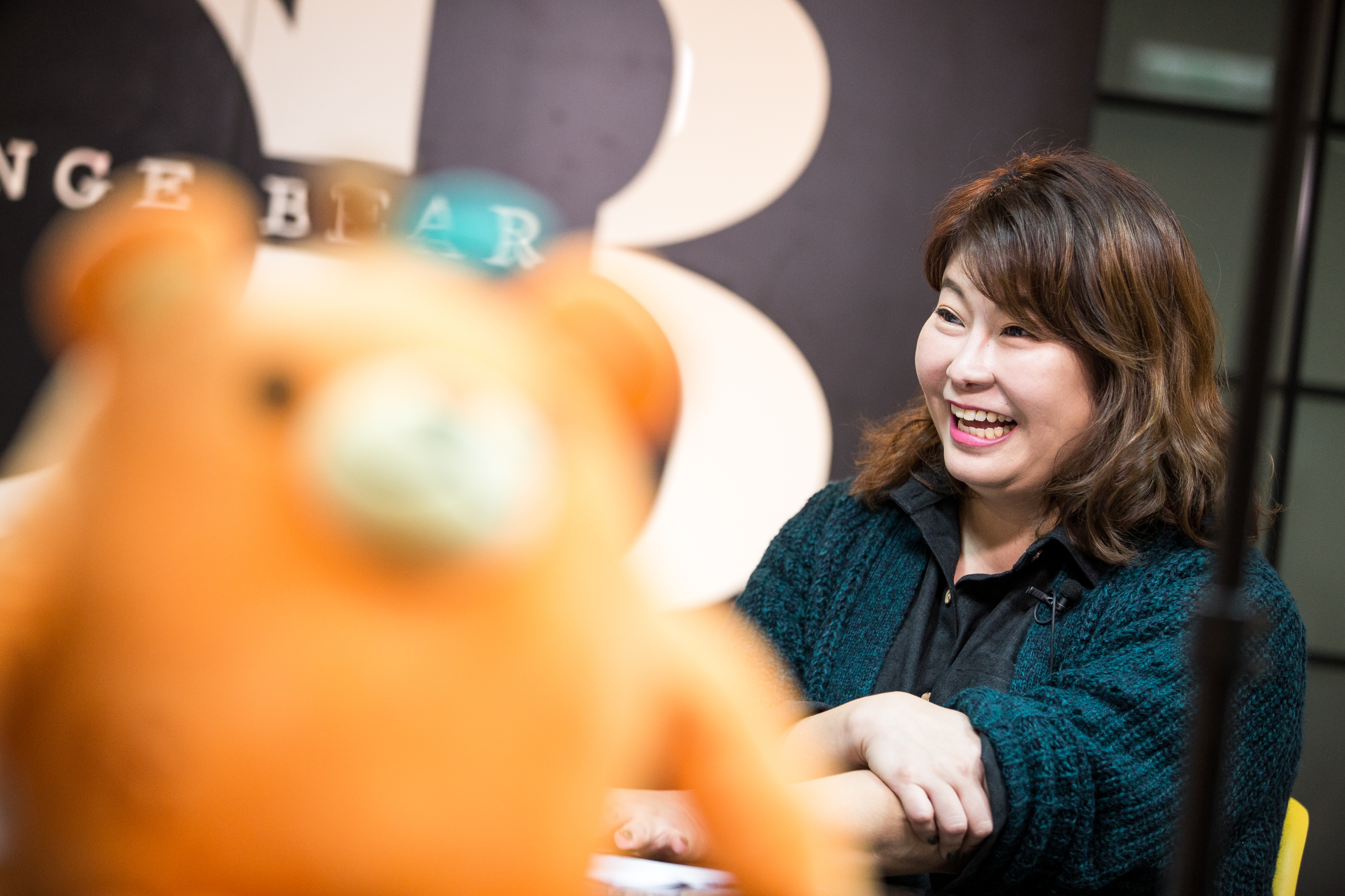 王蘭芳在註冊帳號時，手邊剛好有一顆橘子和熊，給了她命名靈感。