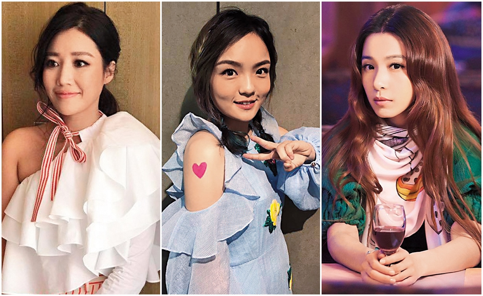 左起：A-Lin、徐佳瑩、Hebe。