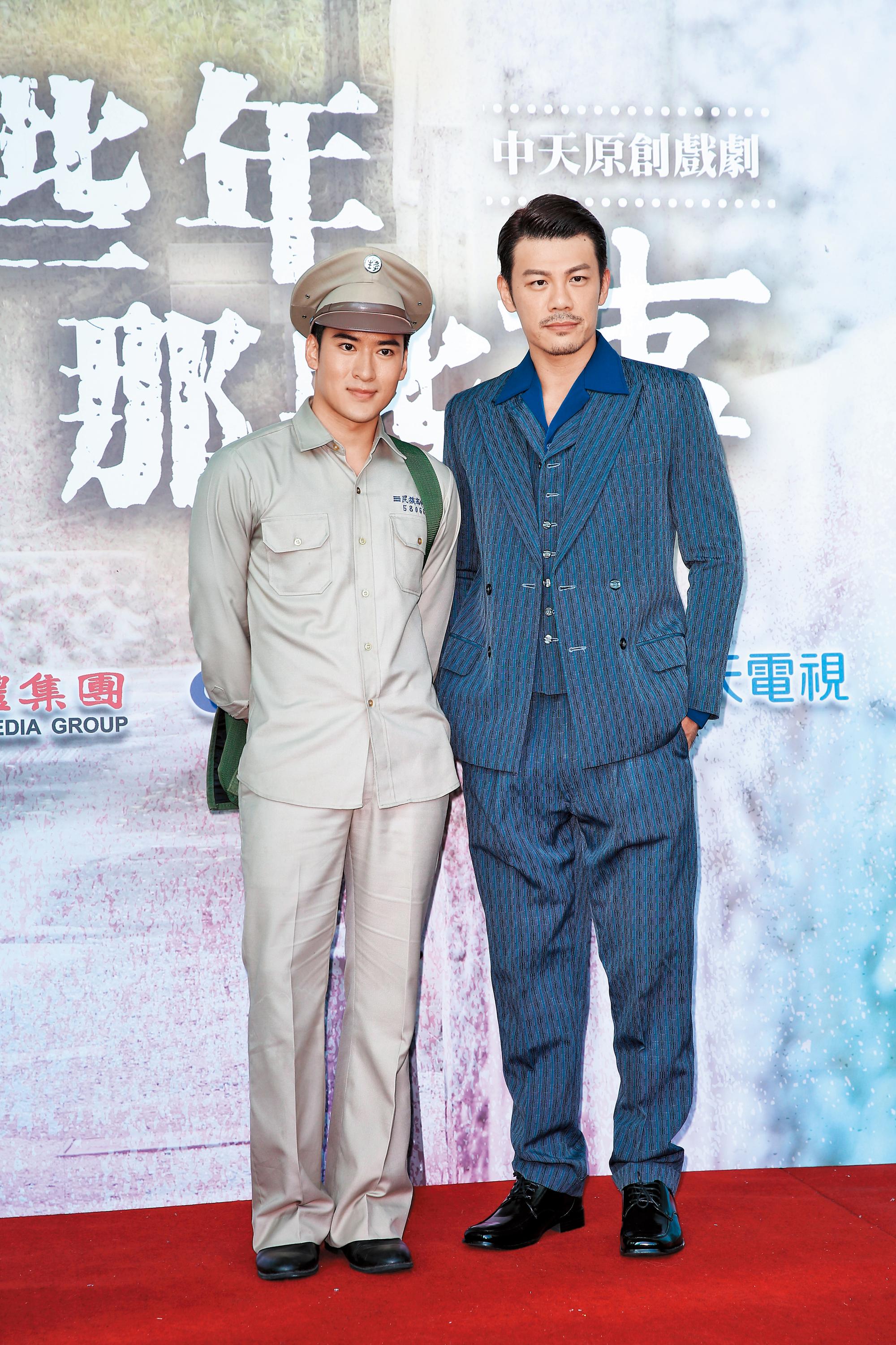 陳志強(右)跟李沛旭同門多年感情很好,沒想到李沛旭喇了陳志強後來的女友曾智希,多了一層「舌頭表兄弟」關係。左為沈建宏。