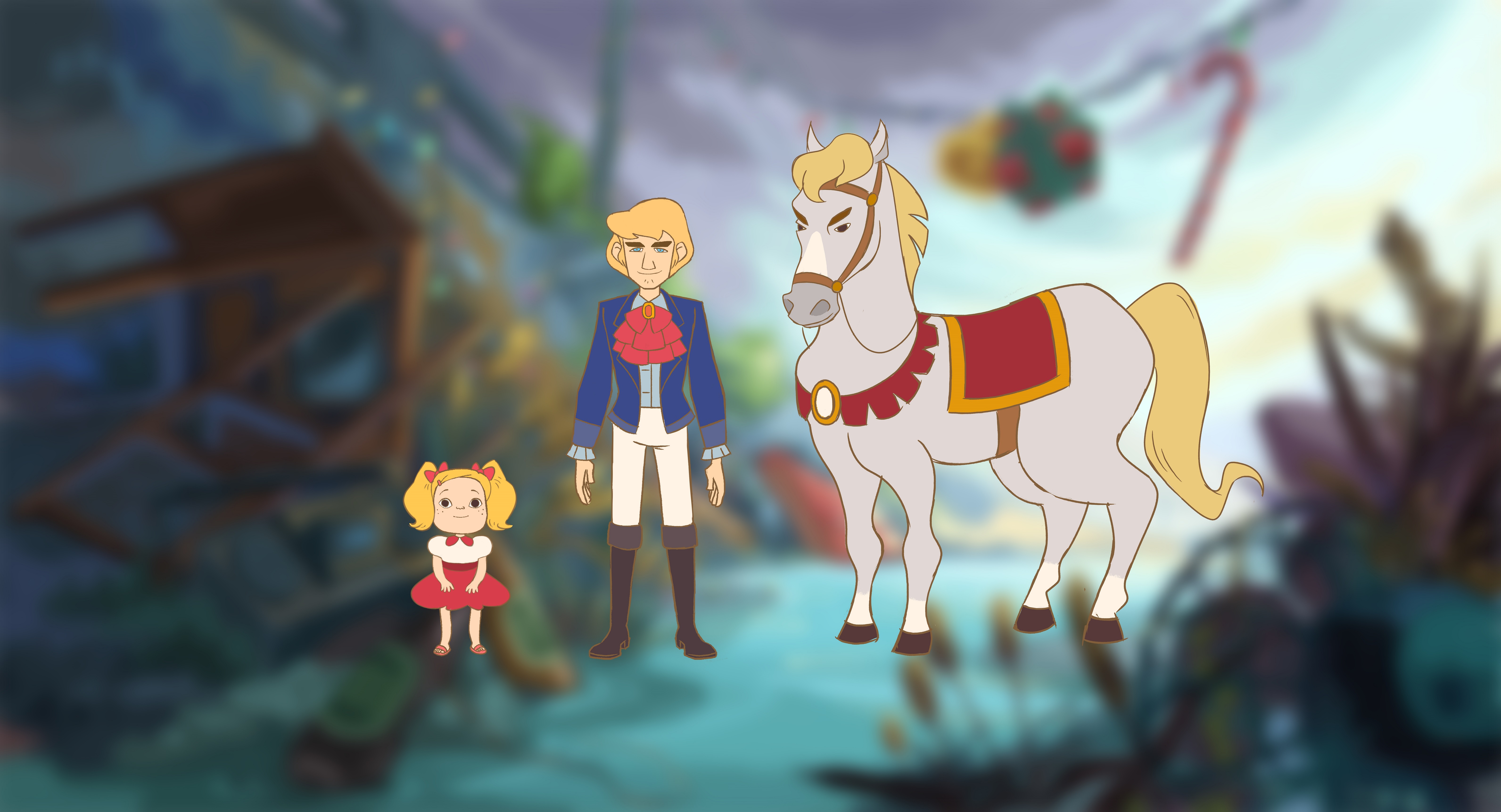 《幸福路上》還穿插小琪童年時代看電視卡通影片《小甜甜》的記憶。（傳影互動提供）