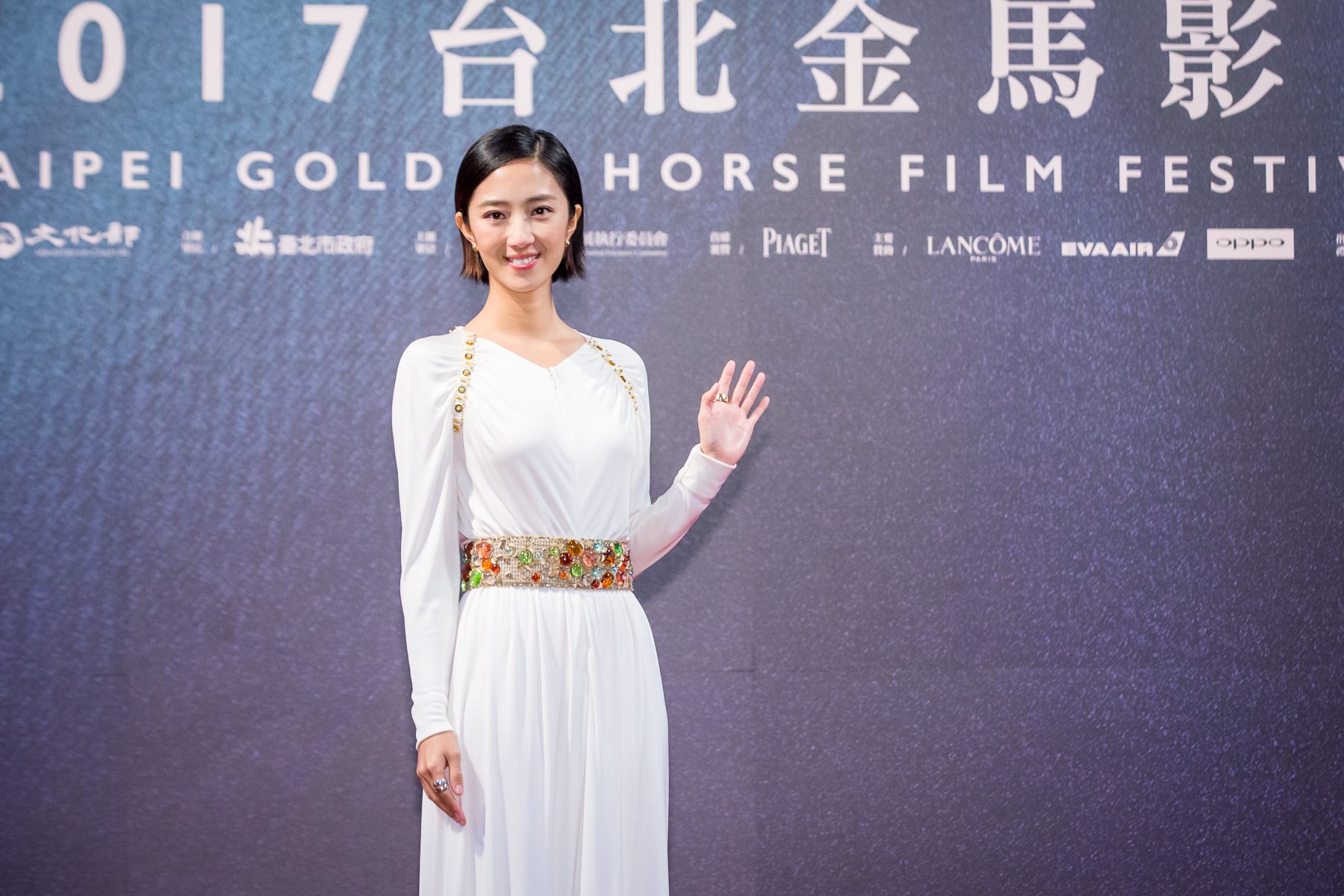 《幸福路上》配音女星桂綸鎂出席金馬影展閉幕式。（傳影互動提供）