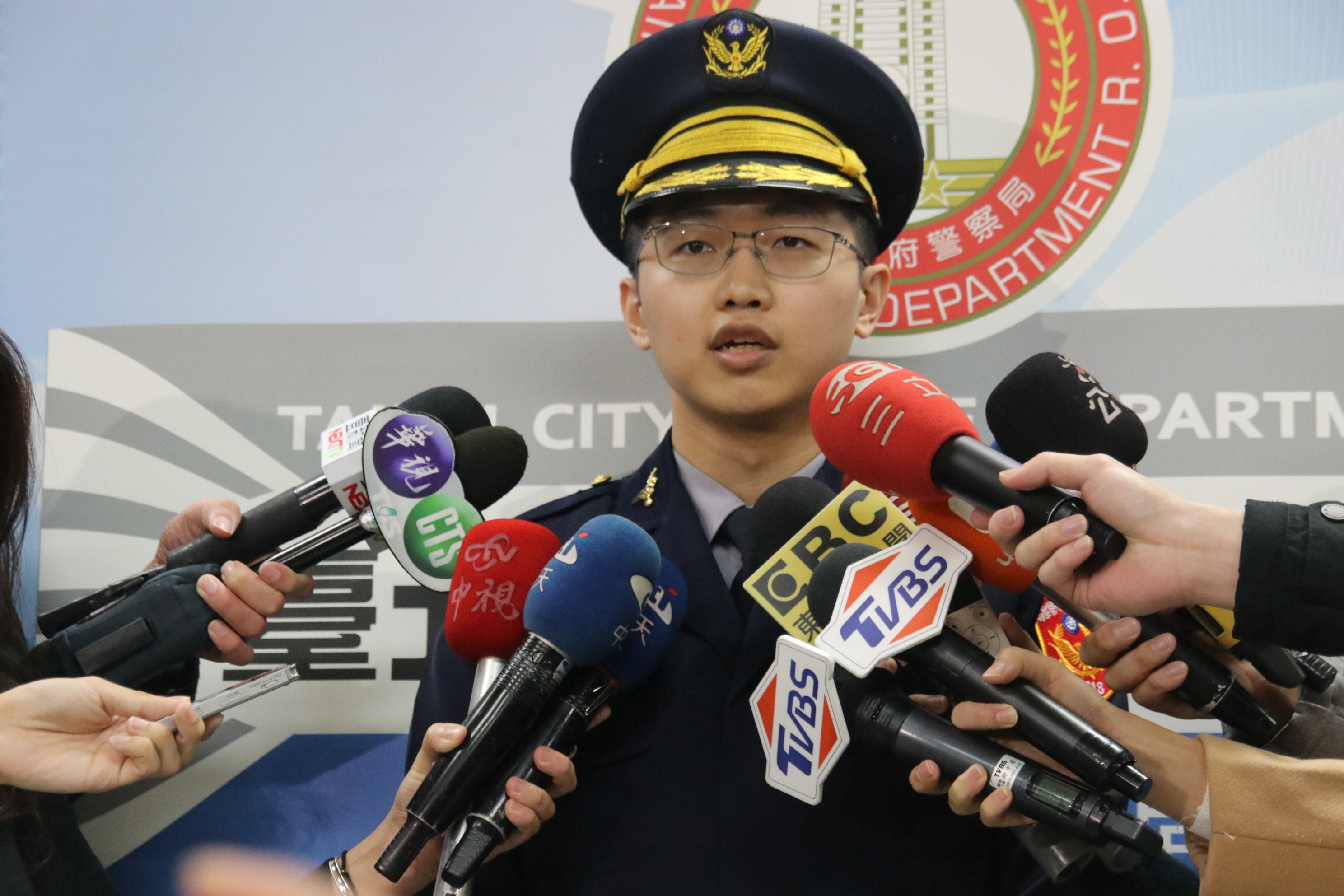 復興所所長黎家維對外說明案情。（翻攝畫面）