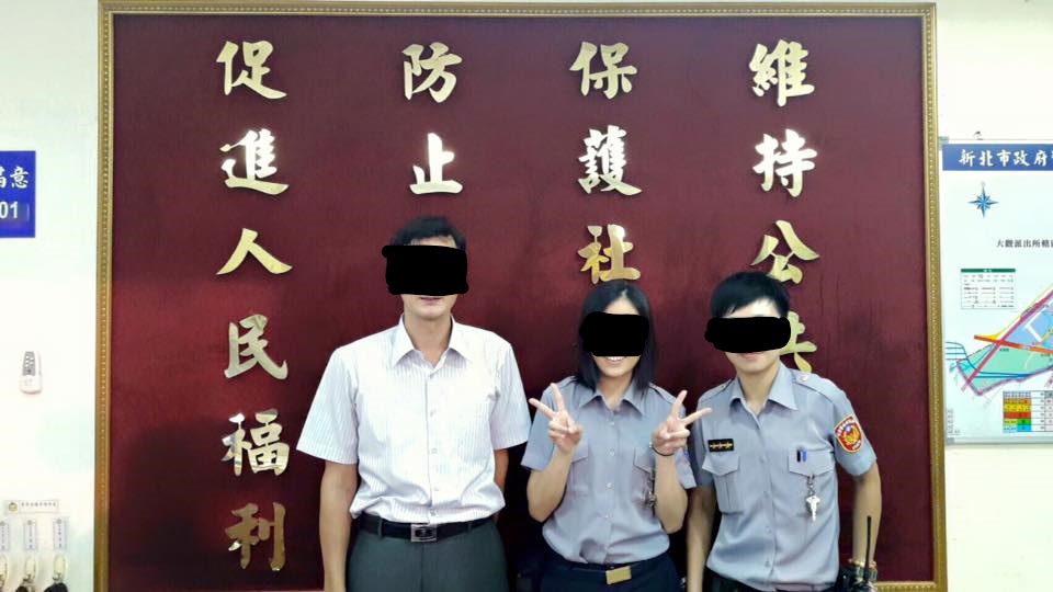 陳姓中隊長（左）工作認真負責，兒子卻因感情糾紛而導致學妹受傷。（翻攝網路）