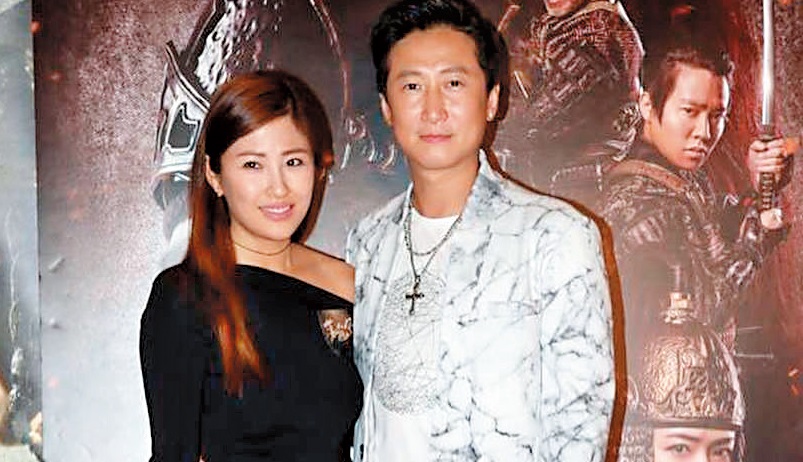 洪天明（右）與港姐老婆周家蔚結婚5年，經常對外放閃展現甜蜜。（翻攝自周家蔚臉書）