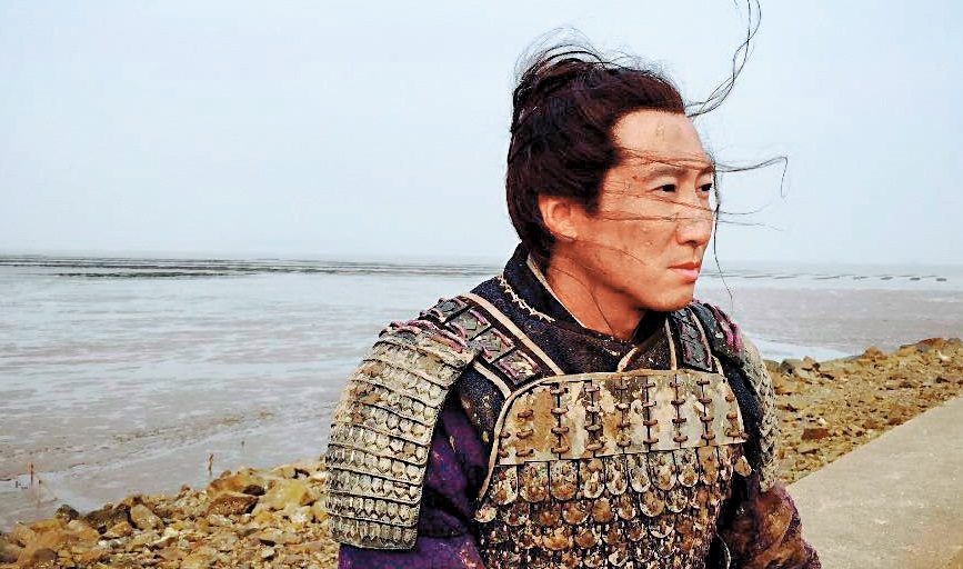 《蕩寇風雲》是洪天明與父親洪金寶合演的第一部電影，可惜父子無對手戲。（翻攝自洪天明臉書）