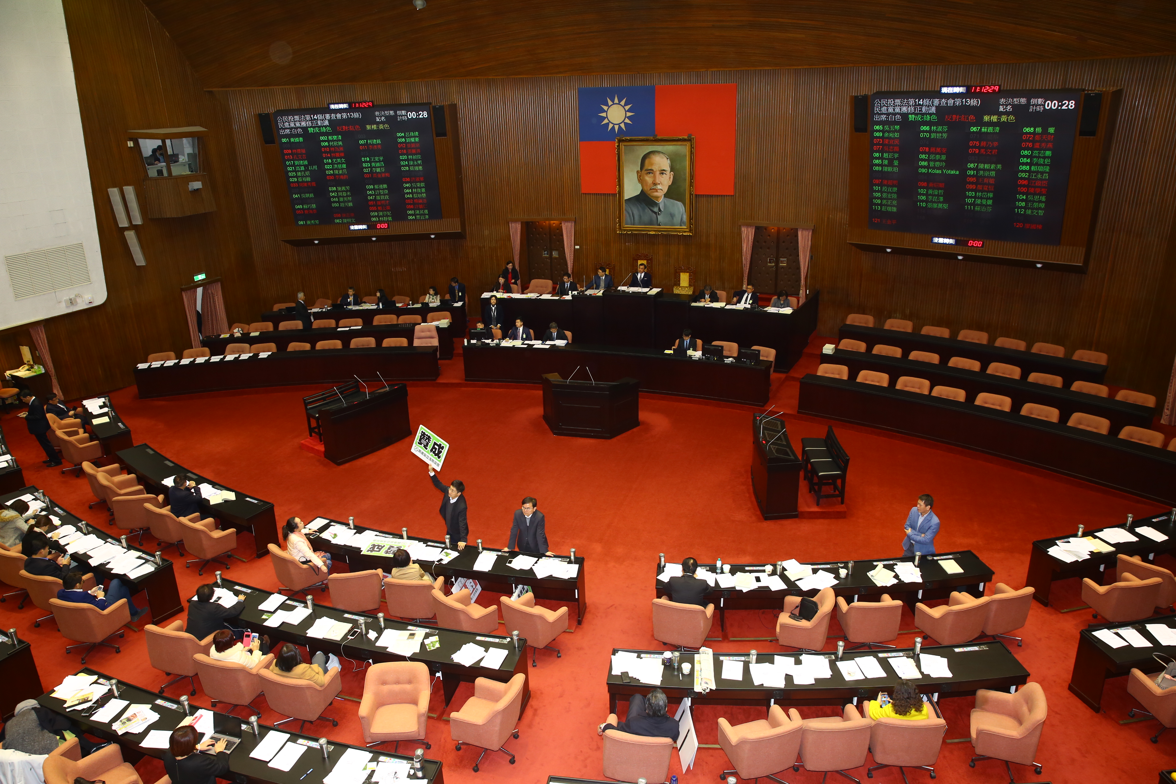 立法院院會今三讀《公民投票法》部分條文修正案，將公投相關門檻全面下修。