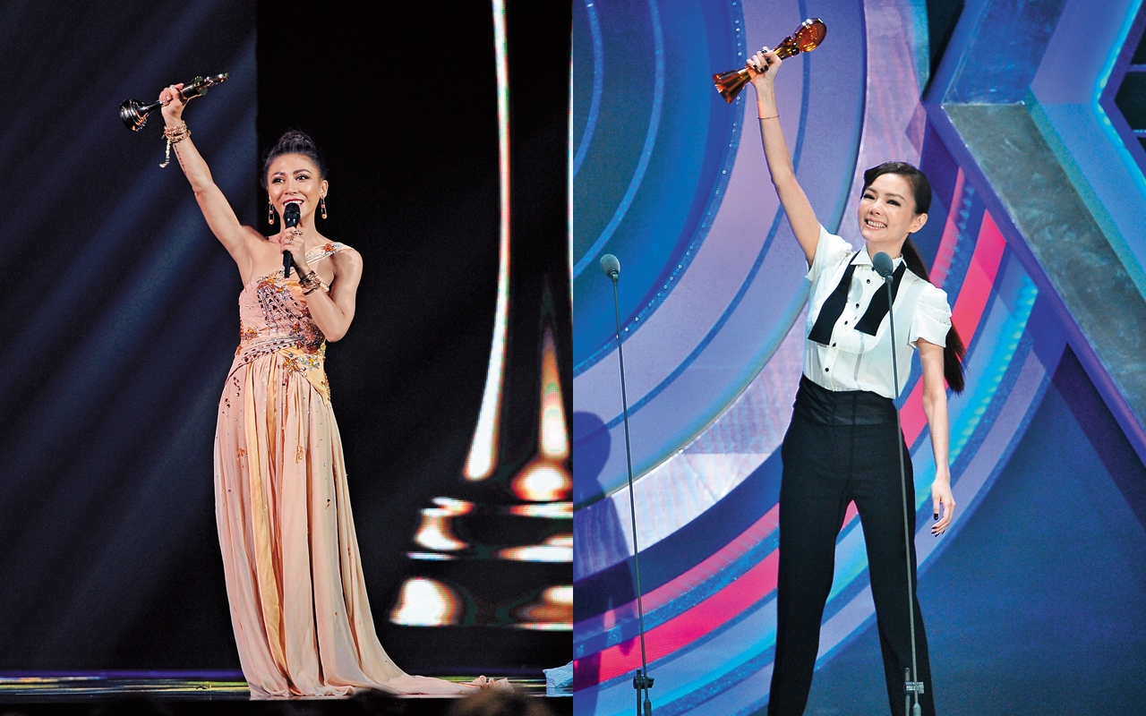 艾怡良奪金曲歌后後，身價三級跳；謝金燕曾兩度獲得金曲台語歌后，跨年也是收視保證。