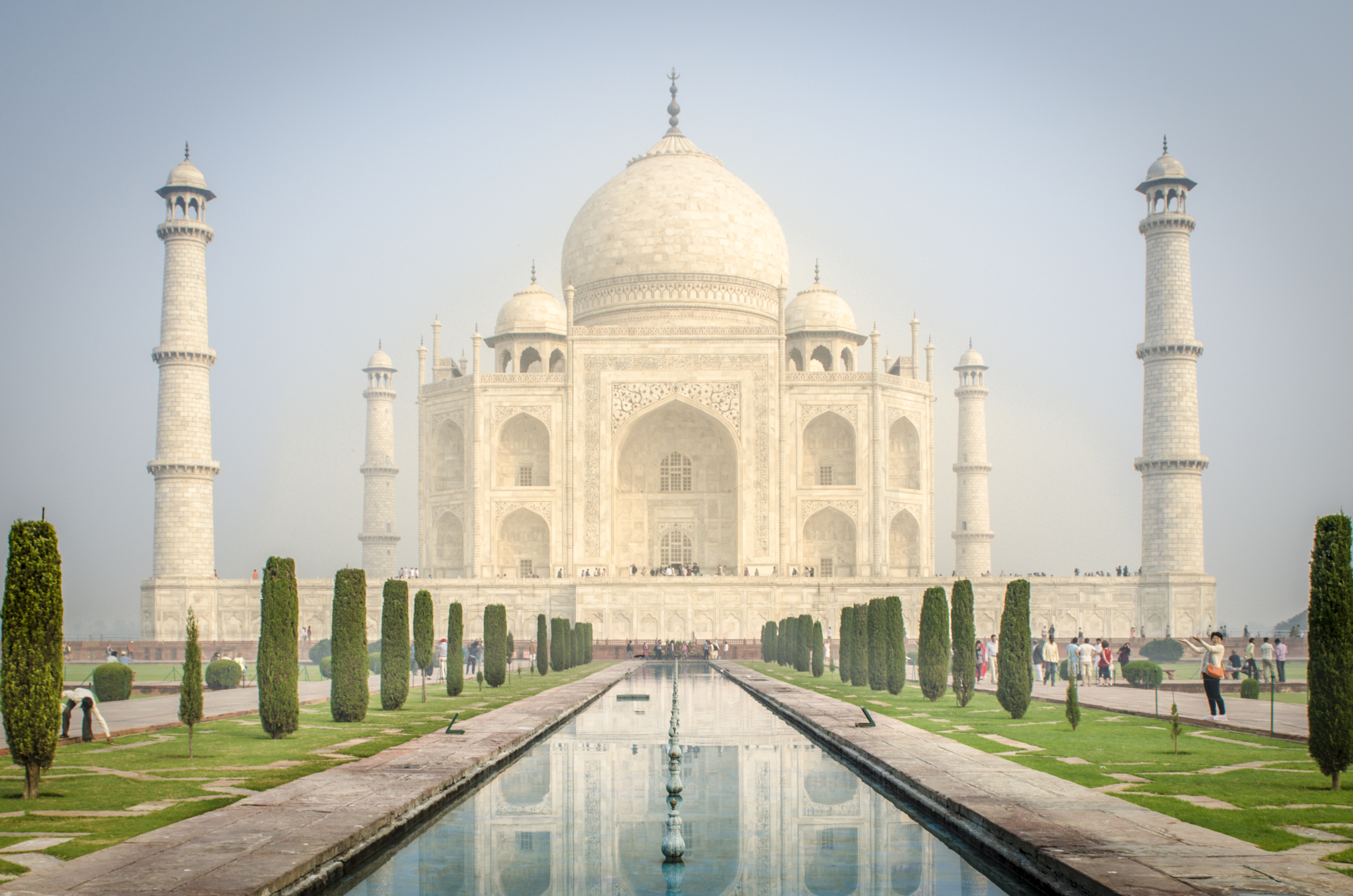 泰姬瑪哈陵被聯合國列為世界文化遺產之一。（東方IC）