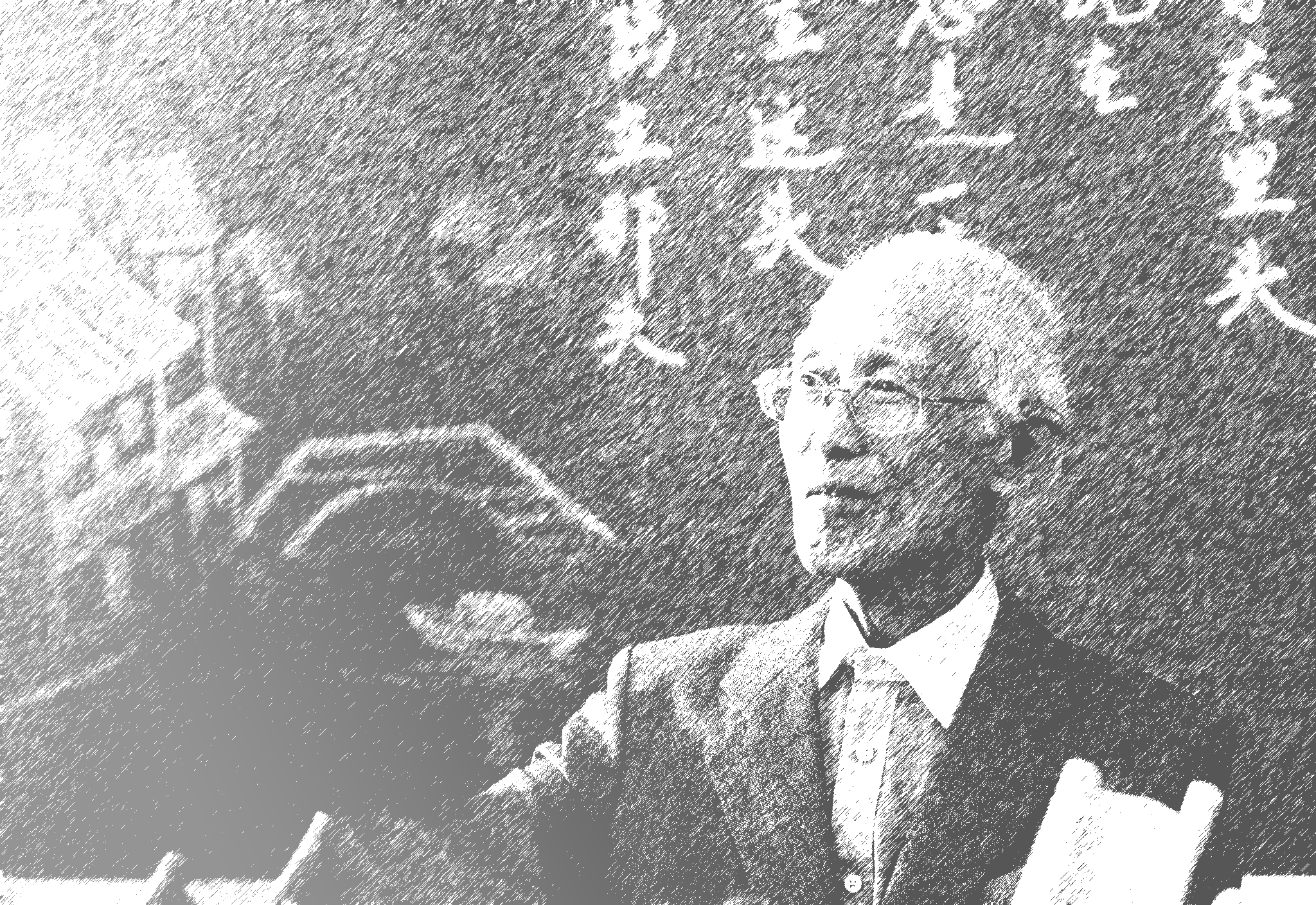 詩人余光中。（圖／東方IC　設計／鏡週刊）