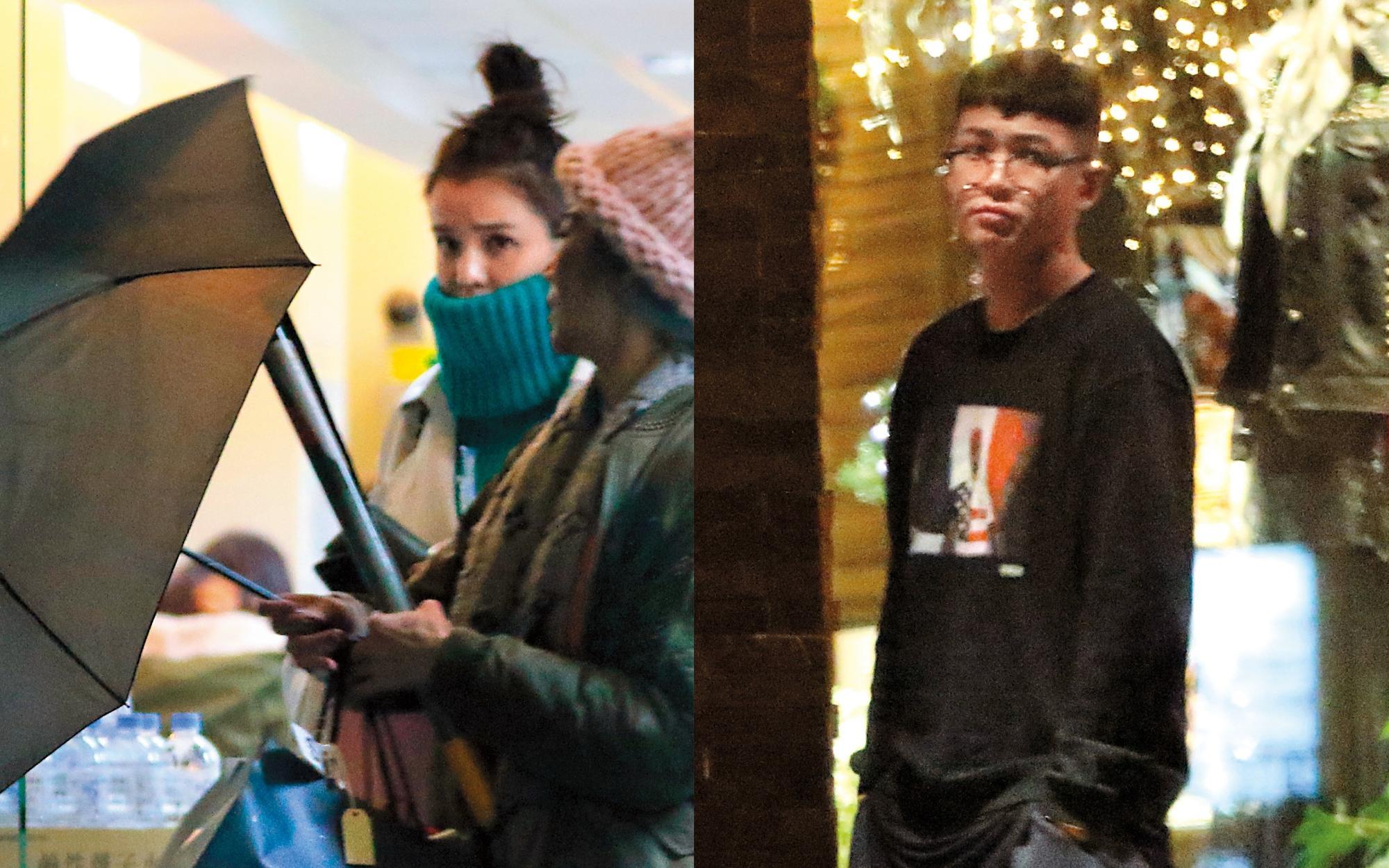 本刊直擊柯震東與李毓芬雖然都在台北，柯震東忙著跟朋友聚會，李毓芬則和閨密們取暖，各過各的。