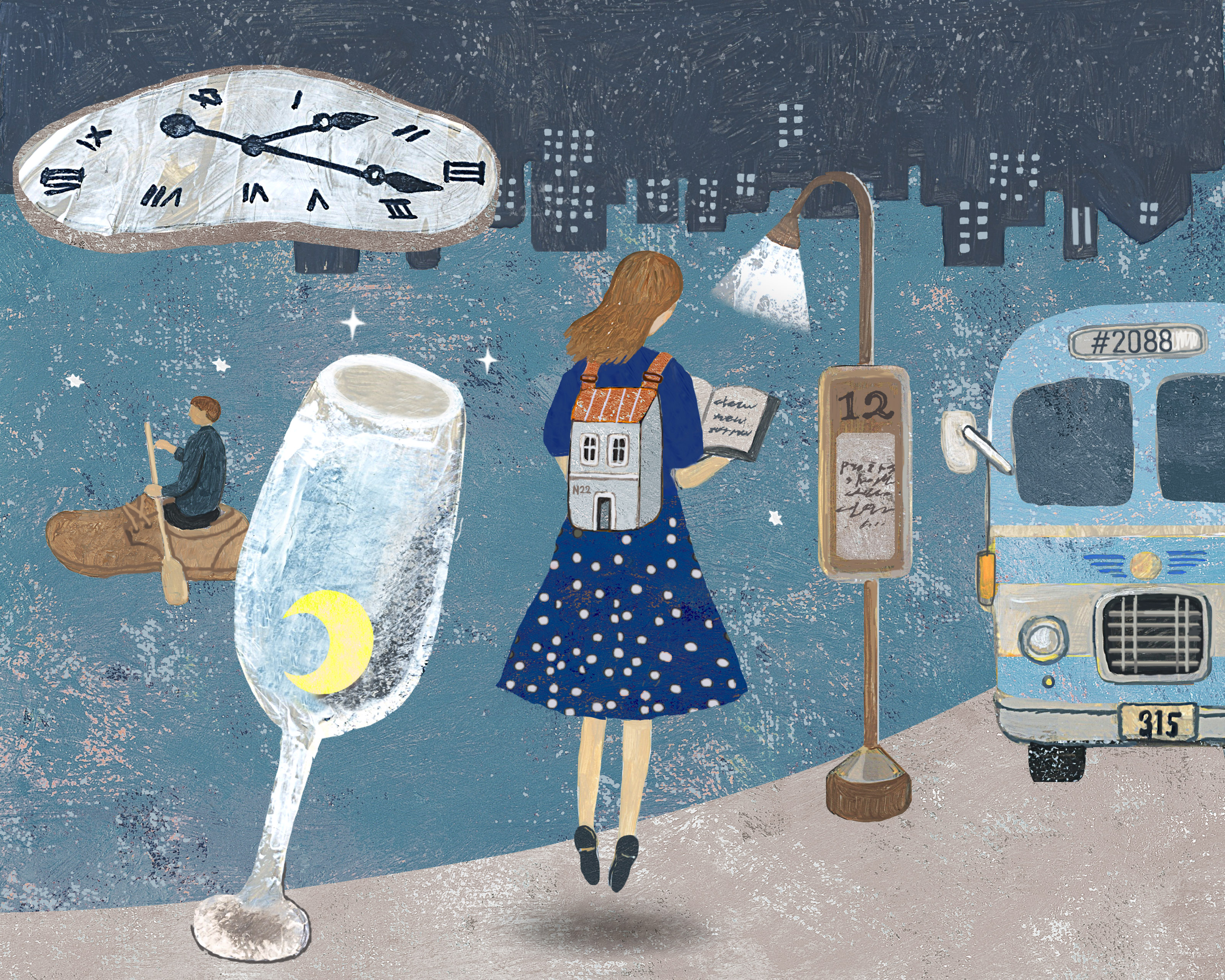 【詩】廢棄高速公路　煮雪的人