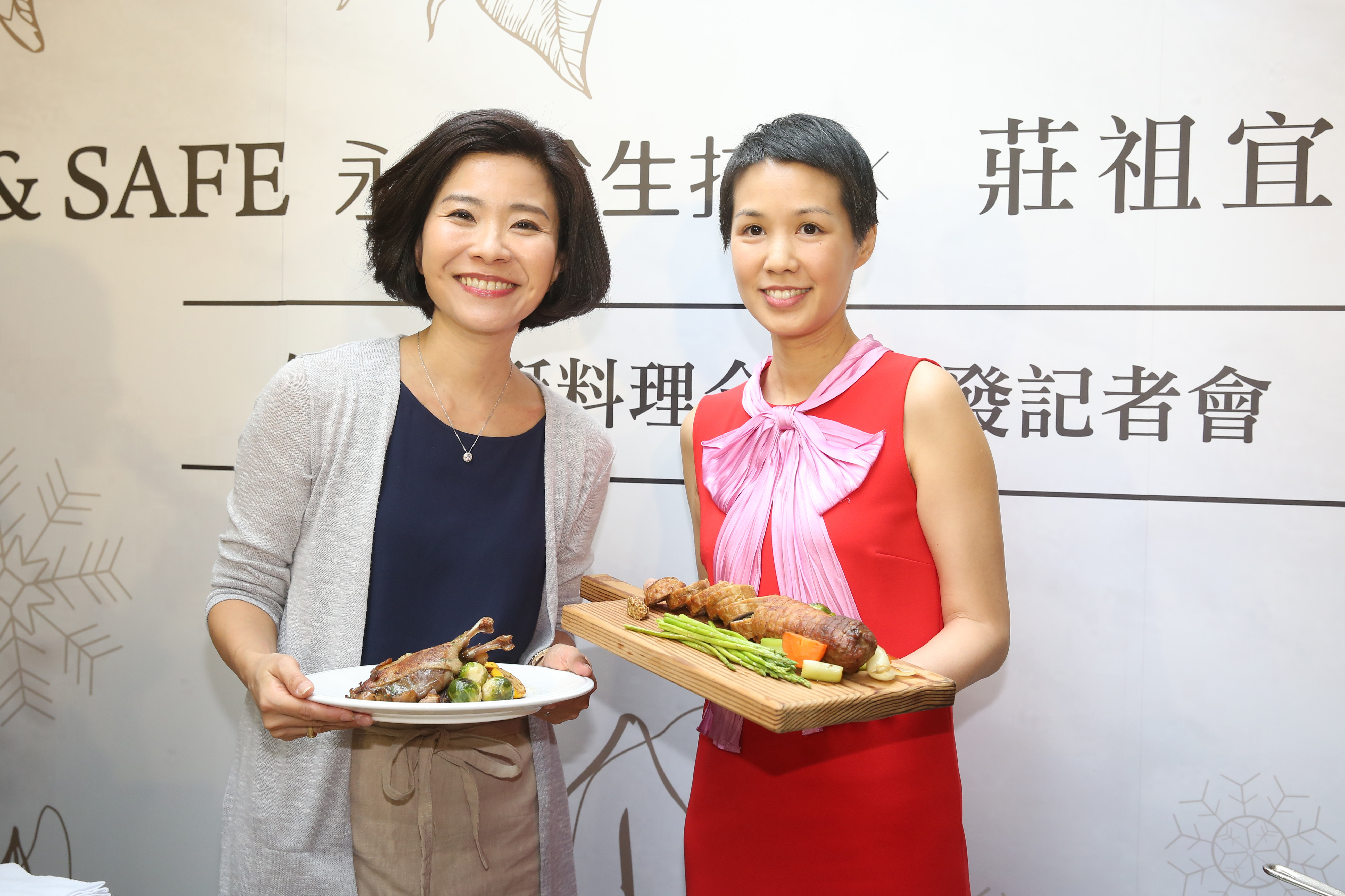莊祖宜（左）與何奕佳（右）的理念相同，合作自然愉快。