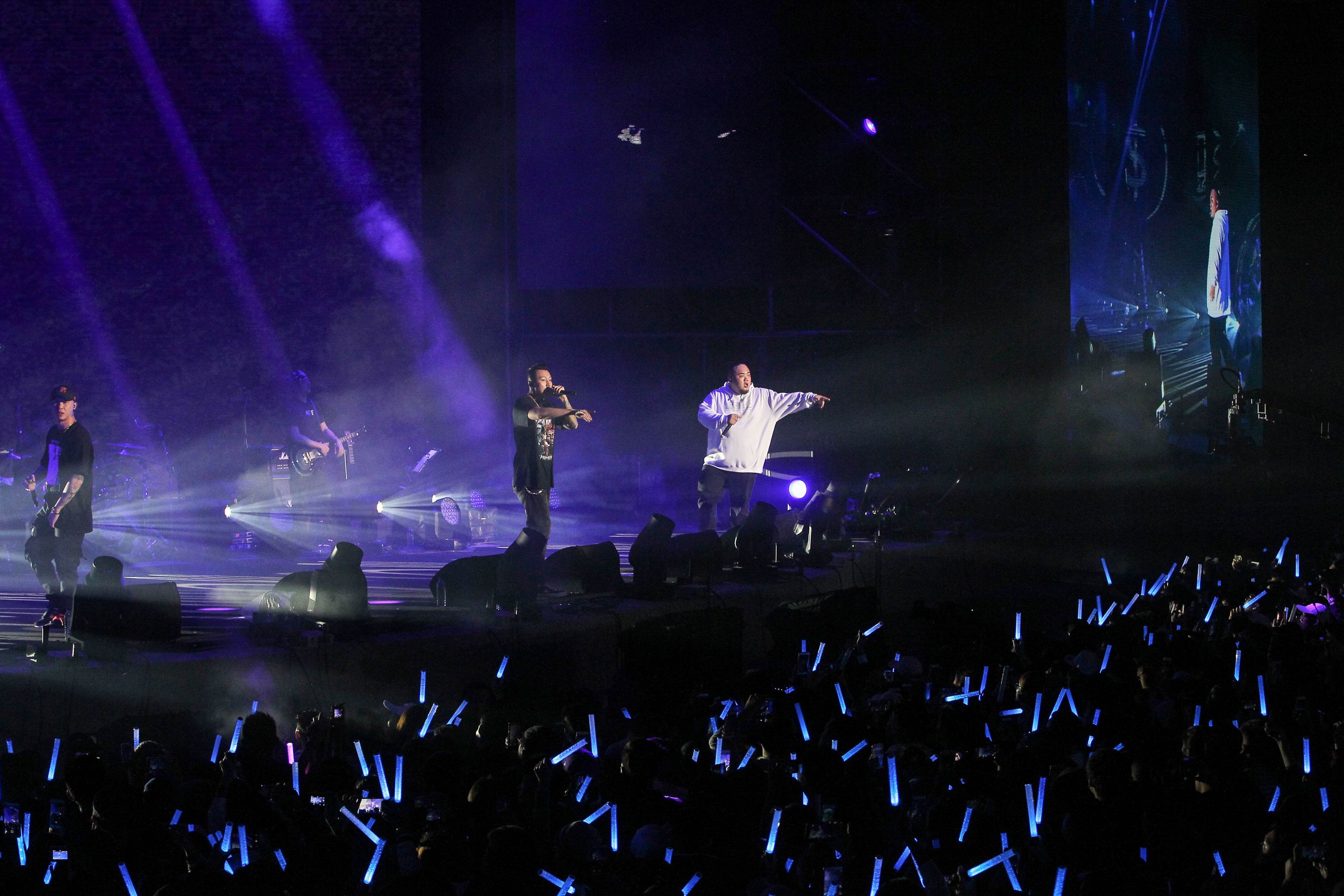 頑童MJ116在台中圓滿劇場舉行出道首個大型演唱會。（本色音樂提供）