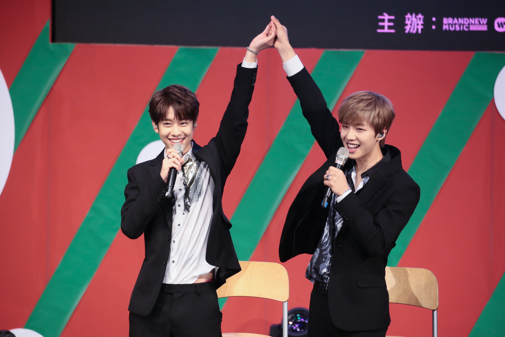 MXM林煐岷和金東賢時隔3個月再會台粉。（華納唱片提供）