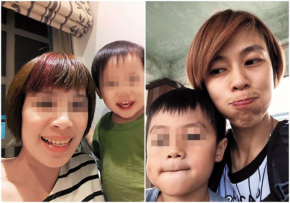 陳詩欣(右圖)跟陳正浩老婆(左圖)最近的面容有異曲同工之妙,拍照也有類似的構圖美感。