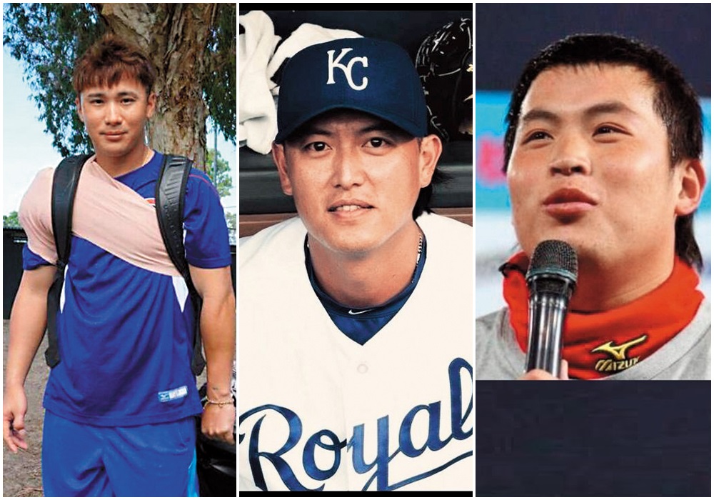 運動員私生活「腥」事頻傳，包括林泓育（右起）、王建民及林志祥。