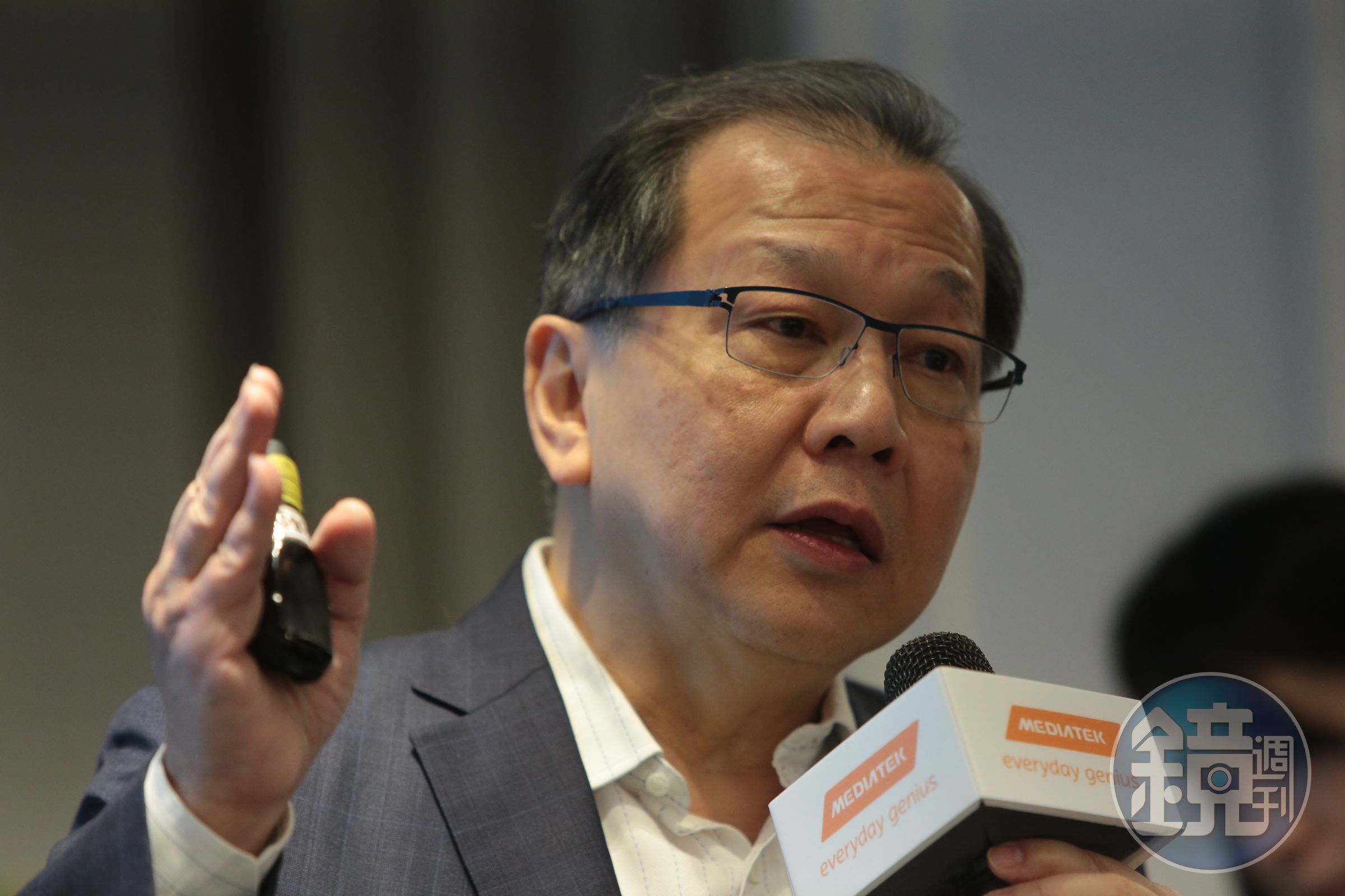 聯發科共同執行長蔡力行給團隊打了90分的分數。