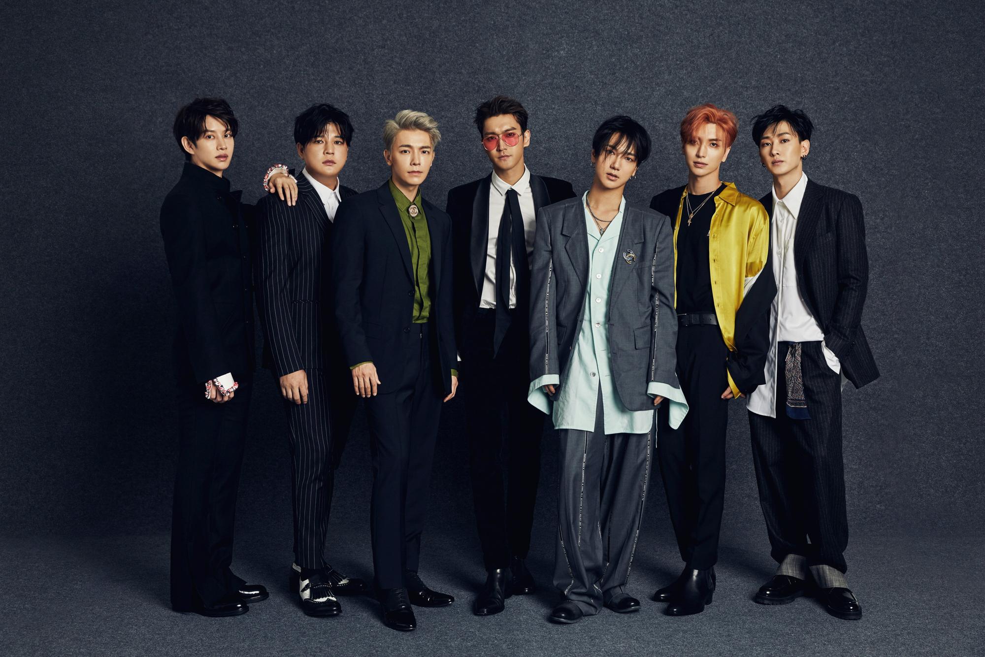 韓國男團SUPER JUNIOR以親筆卡片向台迷問候。（AVEX提供）