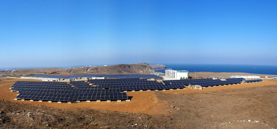 澎湖七美太陽能電廠(綠能科技提供)