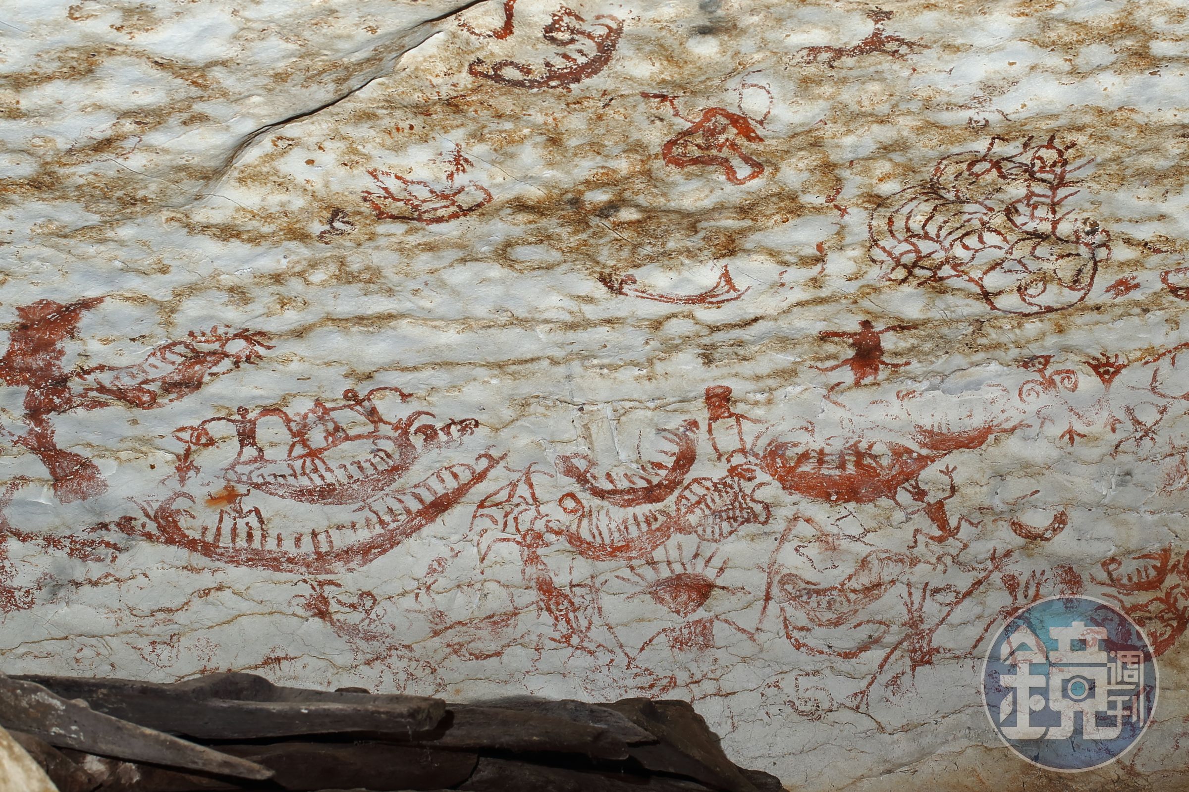 Painted Cave，1200年前的洞穴岩畫。