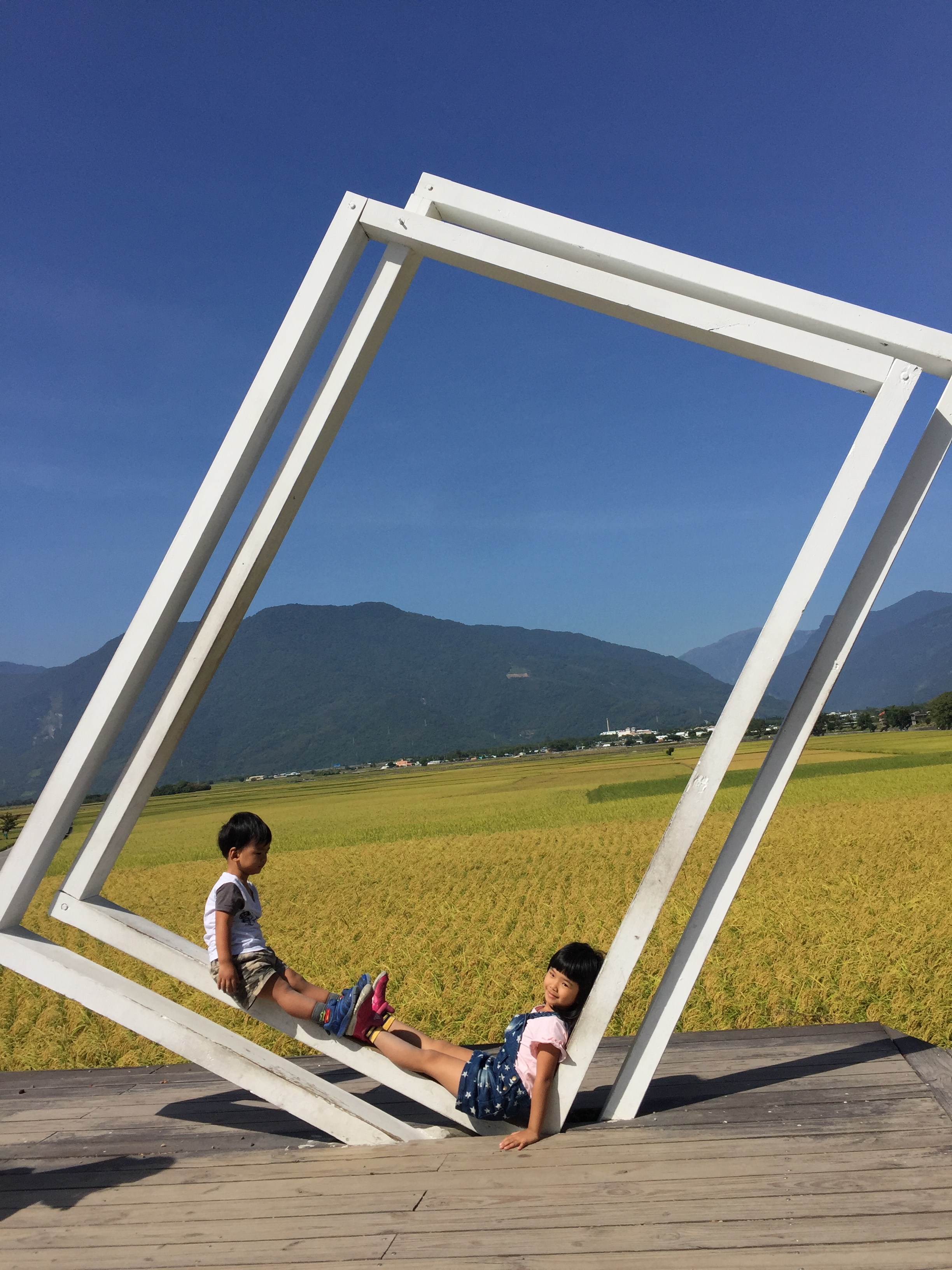 池上人在一畦畦稻田中，找到一方夢土。
