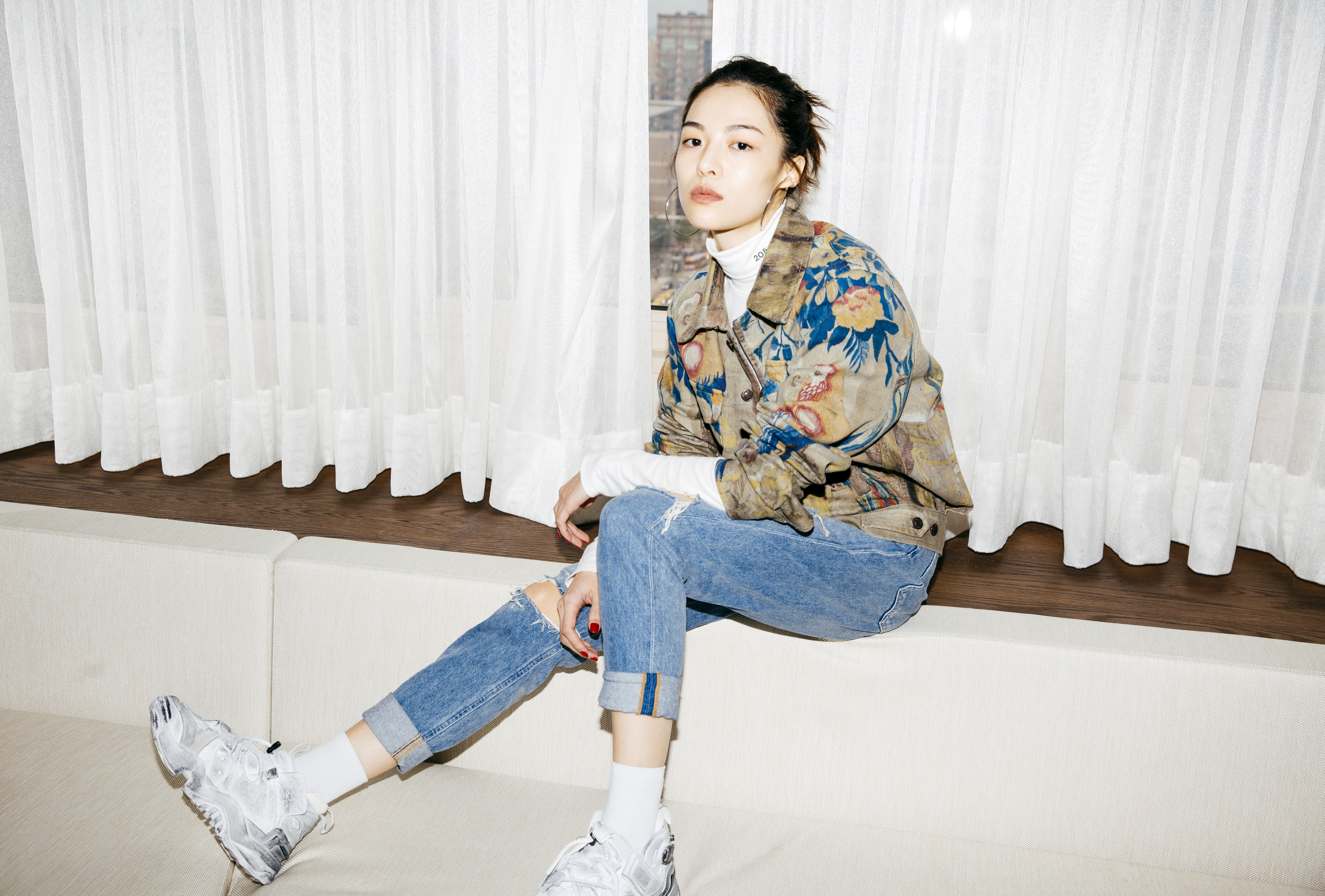 鍾楚曦來台參加金馬時，接受本刊訪問，透露她第一次試鏡後就痛哭流涕。