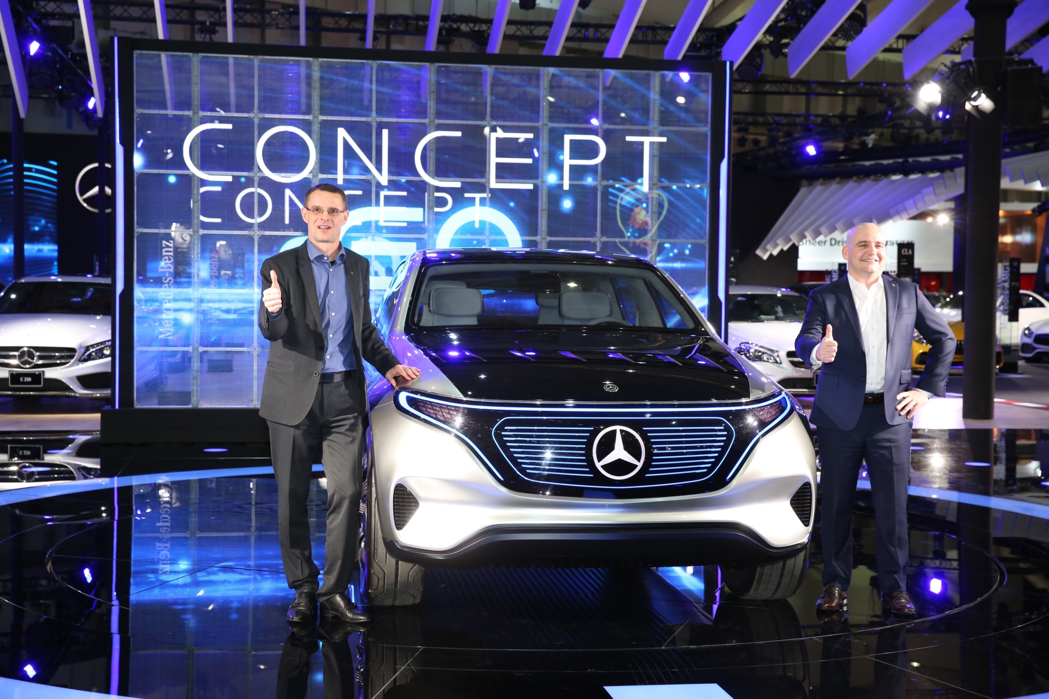 Mercedes-Benz Concept EQ概念車。