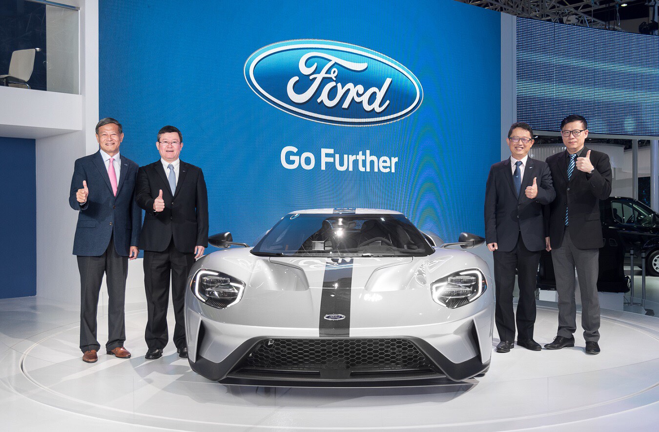首度來台展出的Ford GT跑車。